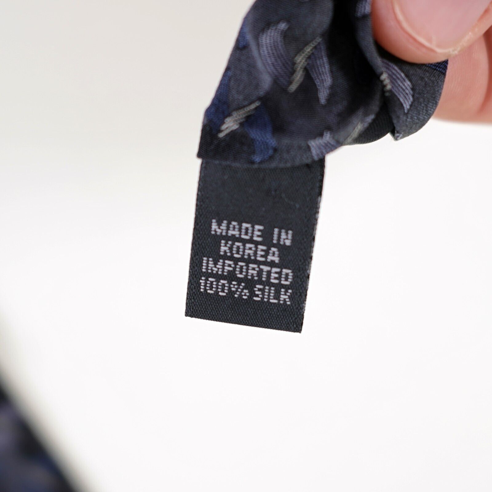 Dockers Dockers Khaki Gray Blue Print Wide Geometric Print Silk Tie Size ONE SIZE - 4 Thumbnail