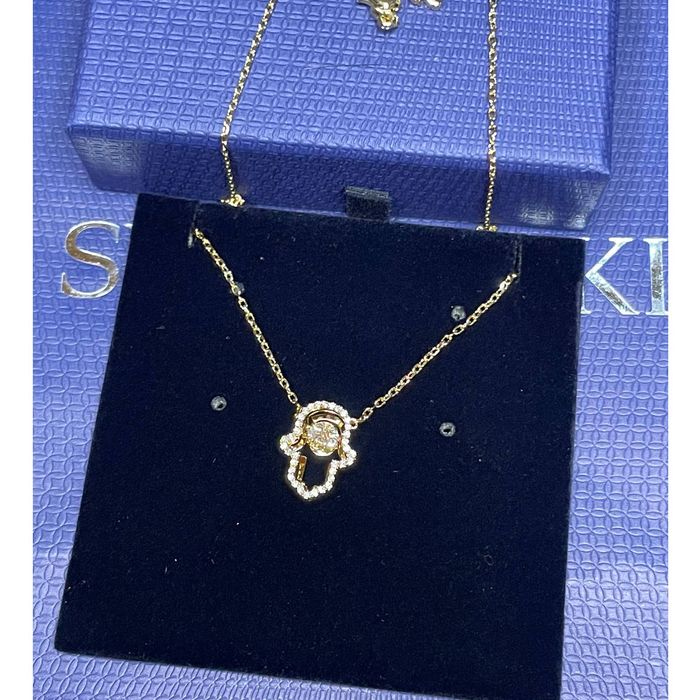 Swarovski Swarovski Luckily Hamsa hand Pendant Necklace n.