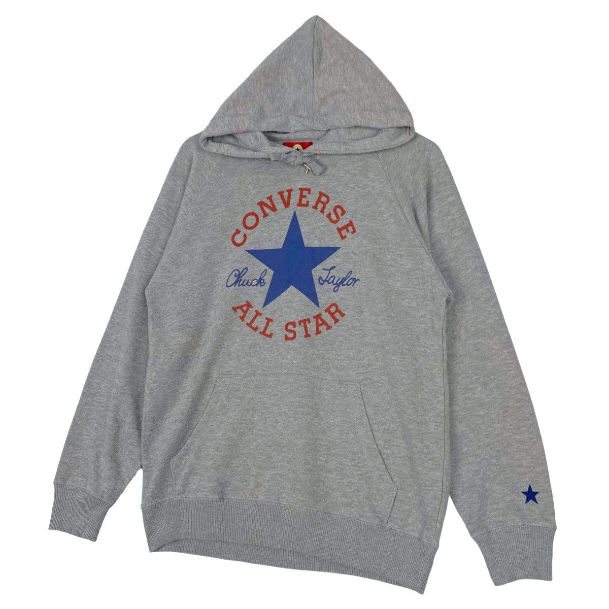 Converse × Vintage Vintage Converse All Start Full Print Hoodie Gray Size US M / EU 48-50 / 2 - 2 Thumbnail