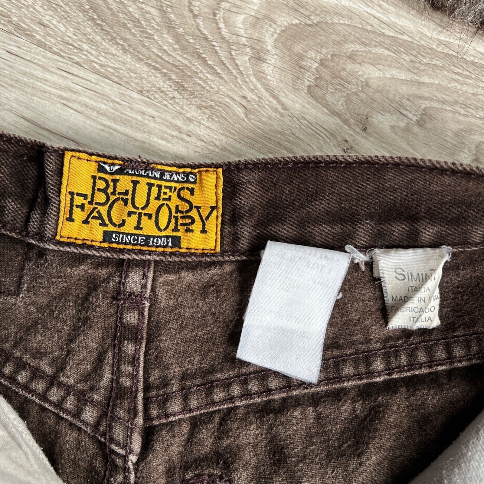 Armani Armani Jeans Blues Factory Vintage Brown Denim Jeans 8728AC Size 27" / US 4 / IT 40 - 7 Thumbnail