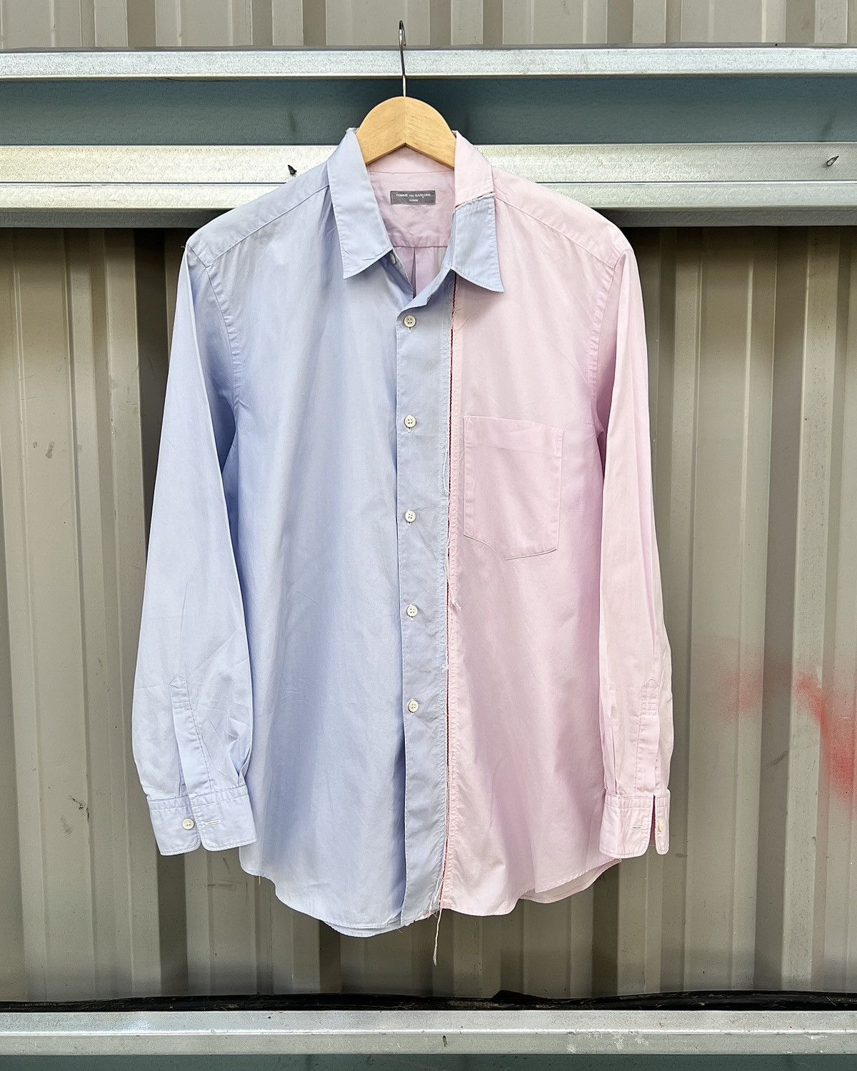 Comme des Garcons SS2000 RARE Reconstructed Split Artisan Shirt Size US M / EU 48-50 / 2 - 1 Thumbnail
