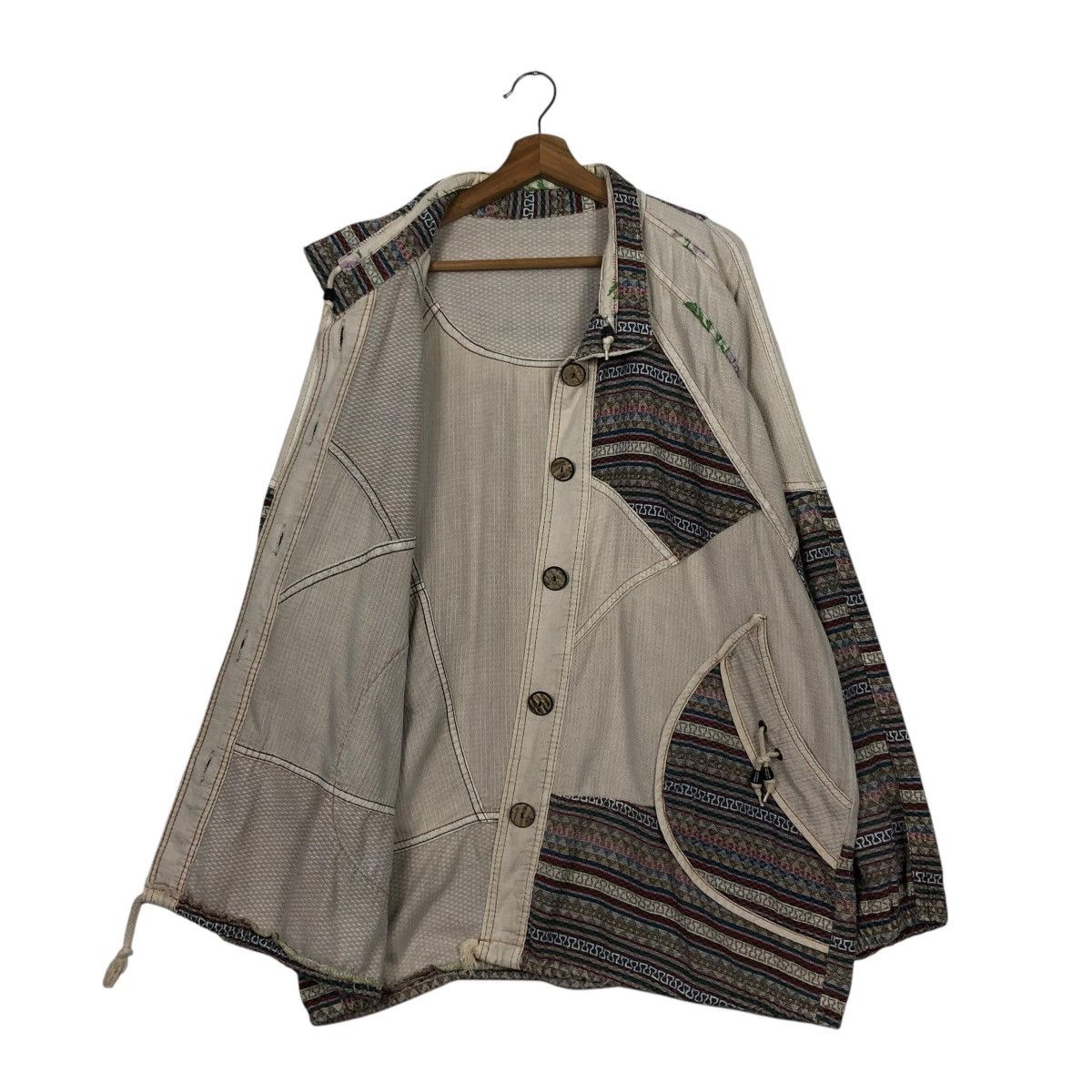 Japanese Brand × Vintage 🔥VINTAGE TRADITIONAL JAPANESE DESIGN CHORE JACKET UNKNOWN Size US L / EU 52-54 / 3 - 13 Thumbnail