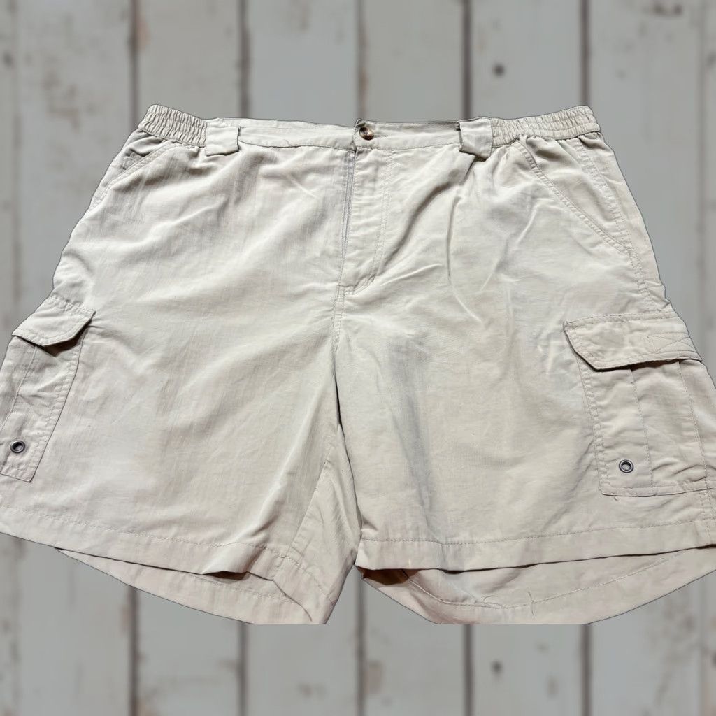 Vintage VINTAGE All American Fisherman Shorts Men XL Beige Nylon Cargo Pockets 70s Outdoor Size US 36 / EU 52 - 1 Thumbnail