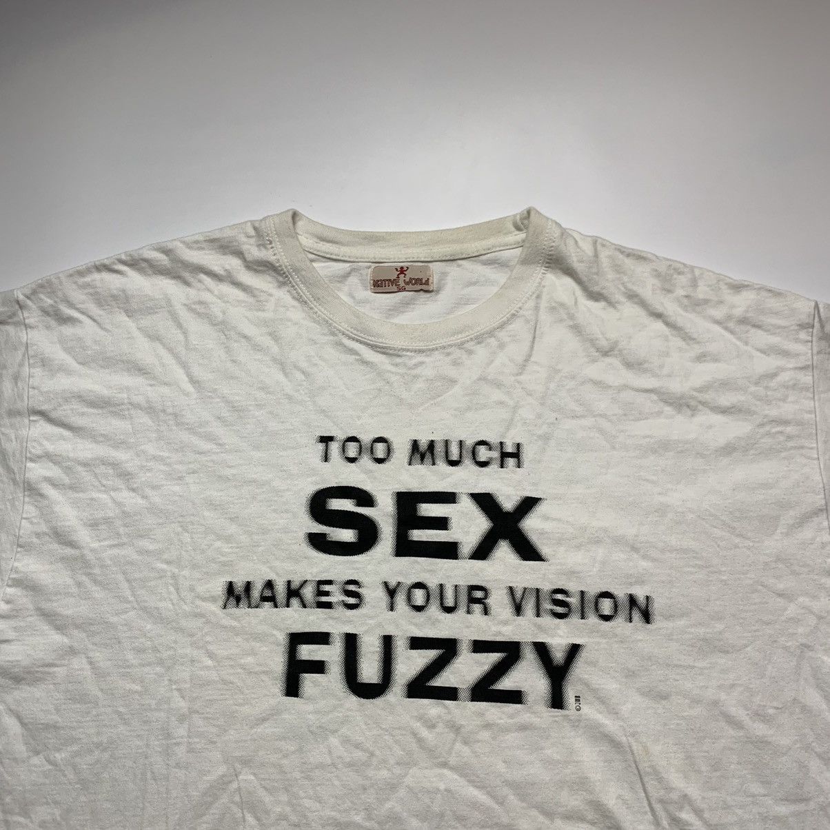 Other 90s / Too much sex makes your vision fuzzy vintage tee Size US XL / EU 56 / 4 - 2 Thumbnail