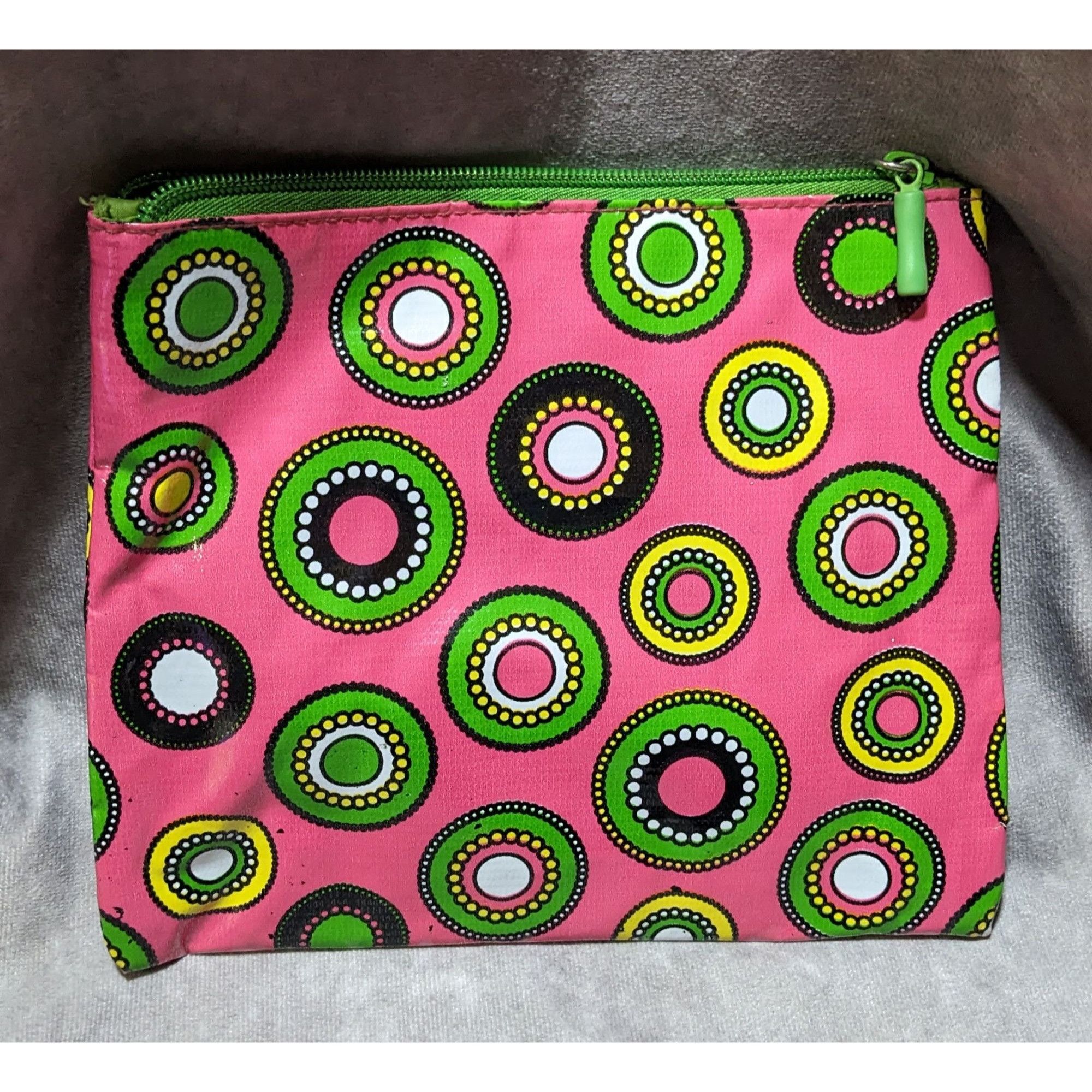 Other Green And Pink Mod Travel Pouch by Mainstreet Collection Size ONE SIZE - 7 Thumbnail