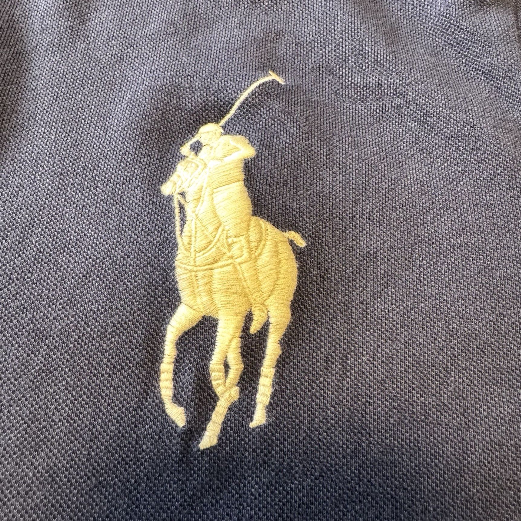 Ralph Lauren VINTAGE Polo Ralph Lauren Men’s XL Navy Blue Big Pony #3 Polo Shirt Size US XL / EU 56 / 4 - 3 Thumbnail