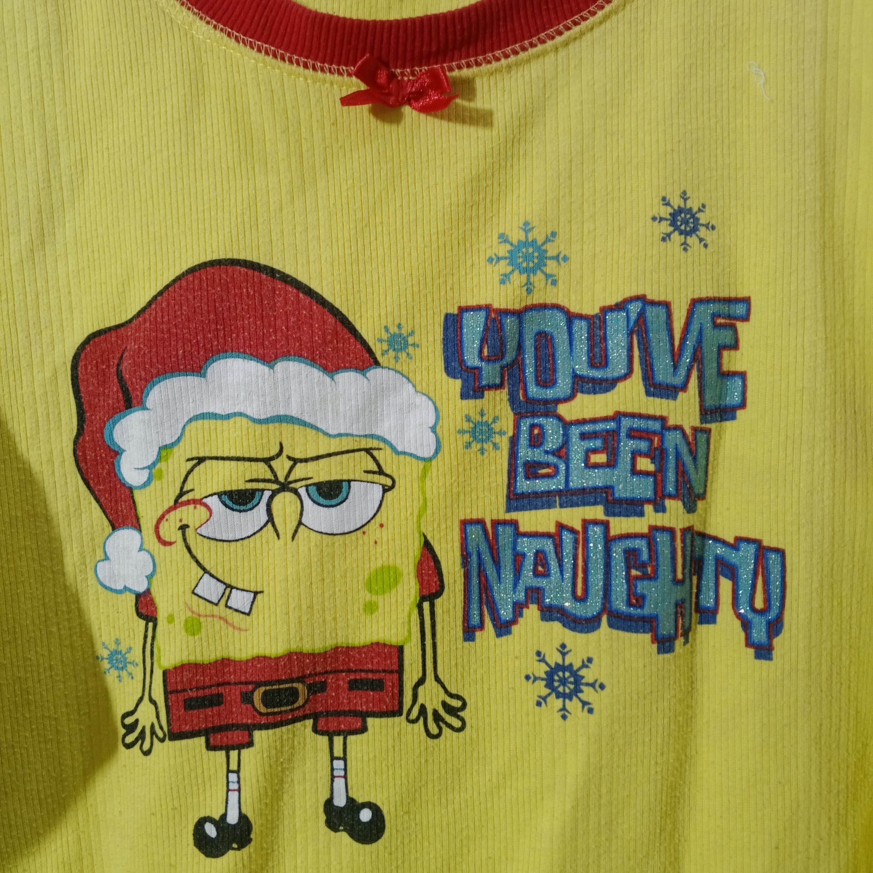 Nickelodeon Vintage Spongebob Nickelodeon Yellow Tees Size US XL / EU 56 / 4 - 2 Thumbnail