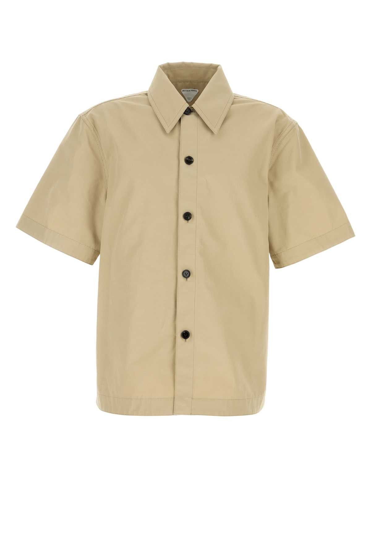 Beige Nylon Blend Shirt