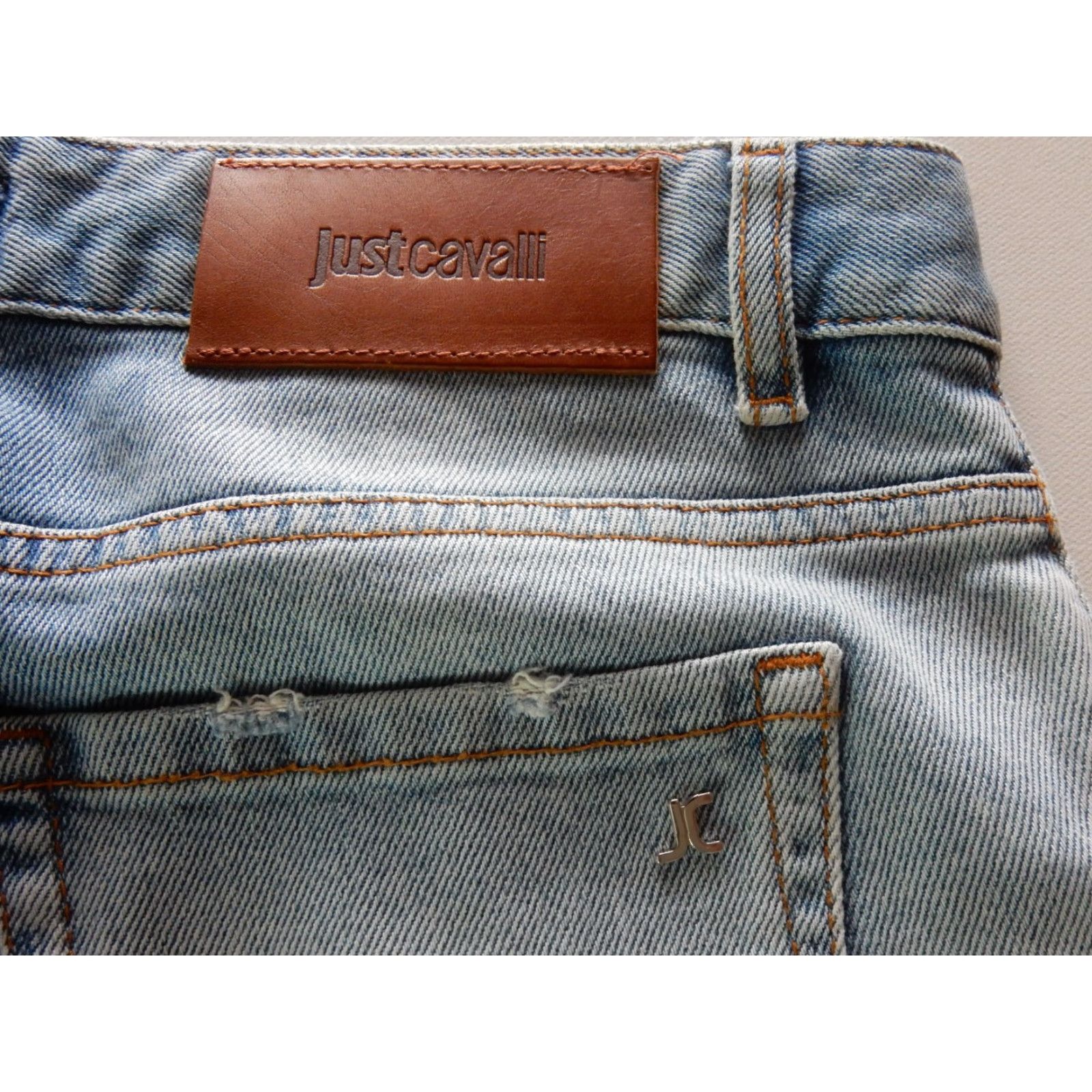 Just Cavalli VINTAGE Just Cavalli Men's Denim Jeans Size 29 Regular Slim Straight Blue 32x32 Size US 29 - 4 Thumbnail