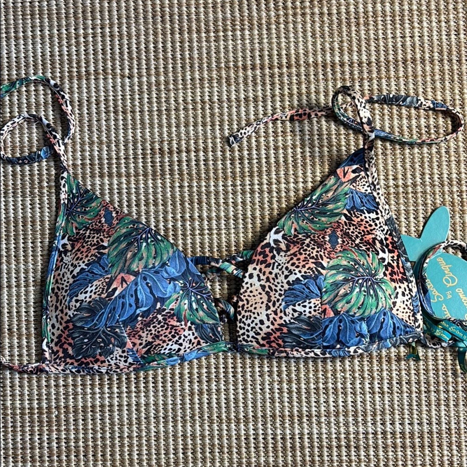 Other NWT Antica Sartoria Tropical Print Bikini Set Size S Size ONE SIZE - 6 Thumbnail
