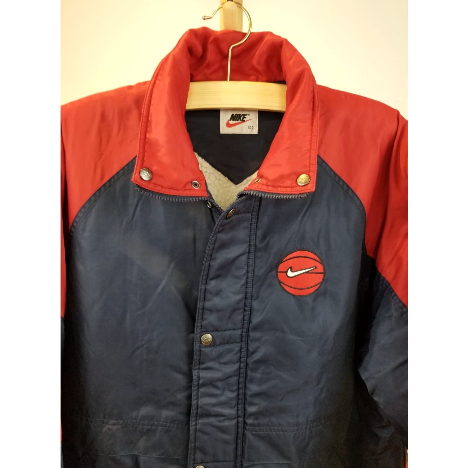 Nike VINTAGE Nike Basketball Parka Jacket Shirt Jacket Parka Men L Blue 90s Size US L / EU 52-54 / 3 - 3 Thumbnail