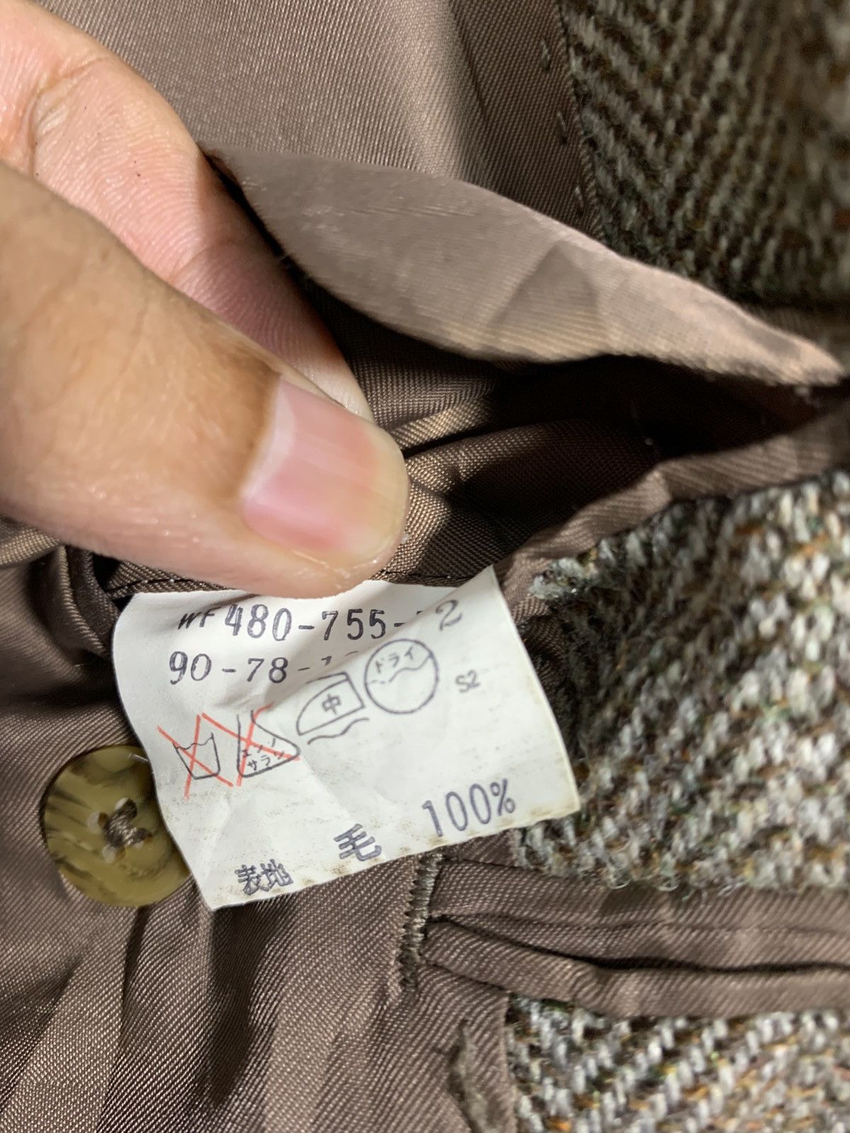 Burberry 🔥VTG BURBERRY HBT WOOL BLAZERS Size 40S - 10 Thumbnail
