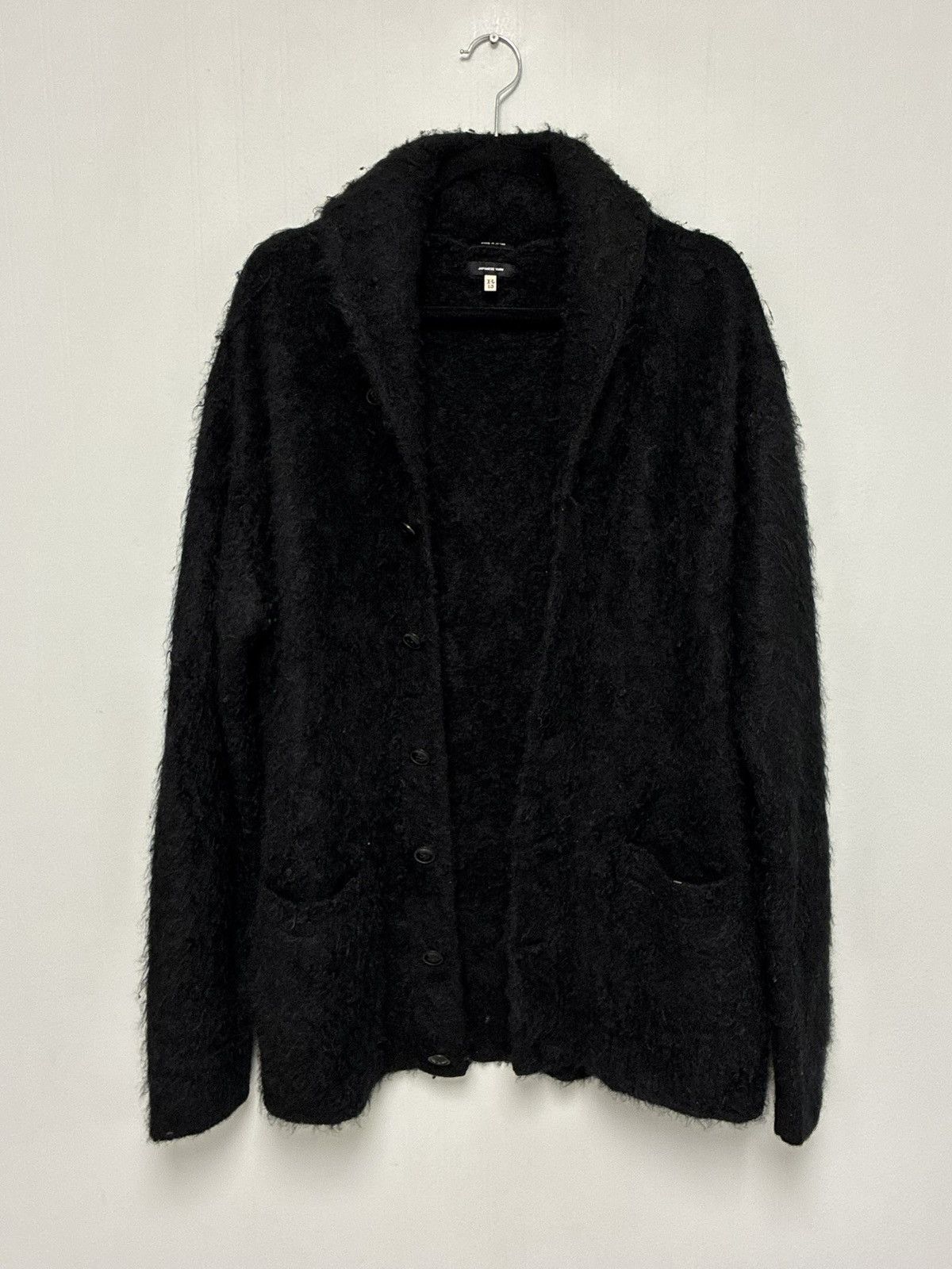 R13 Shawled Cashmere Distressed Edge Cardigan Size US L / EU 52-54 / 3 - 12 Thumbnail