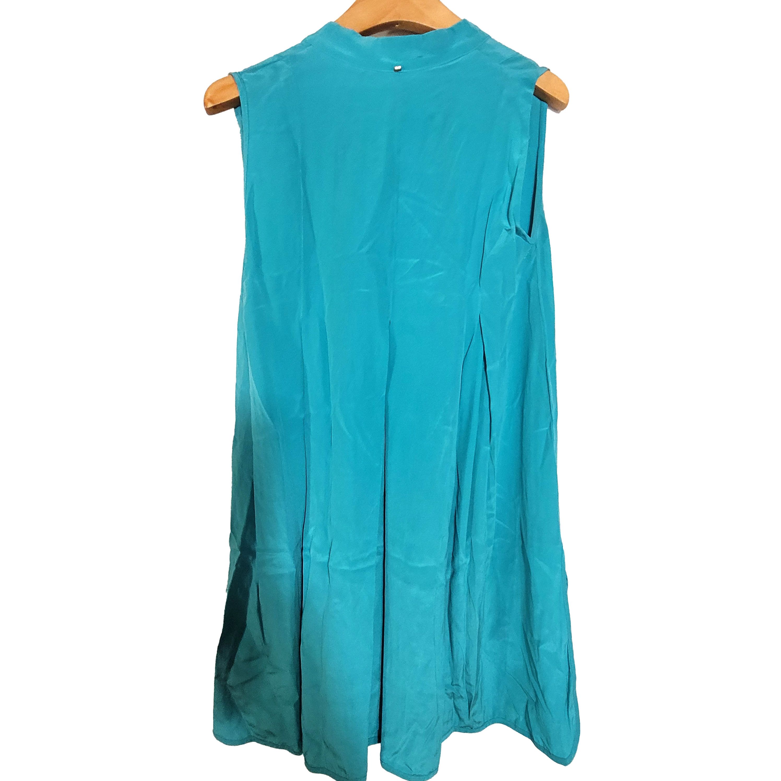Other Women's 100% Silk Size XS Short Sleeve Top Shirt SBK154 Size L / US 10 / IT 46 - 2 Thumbnail