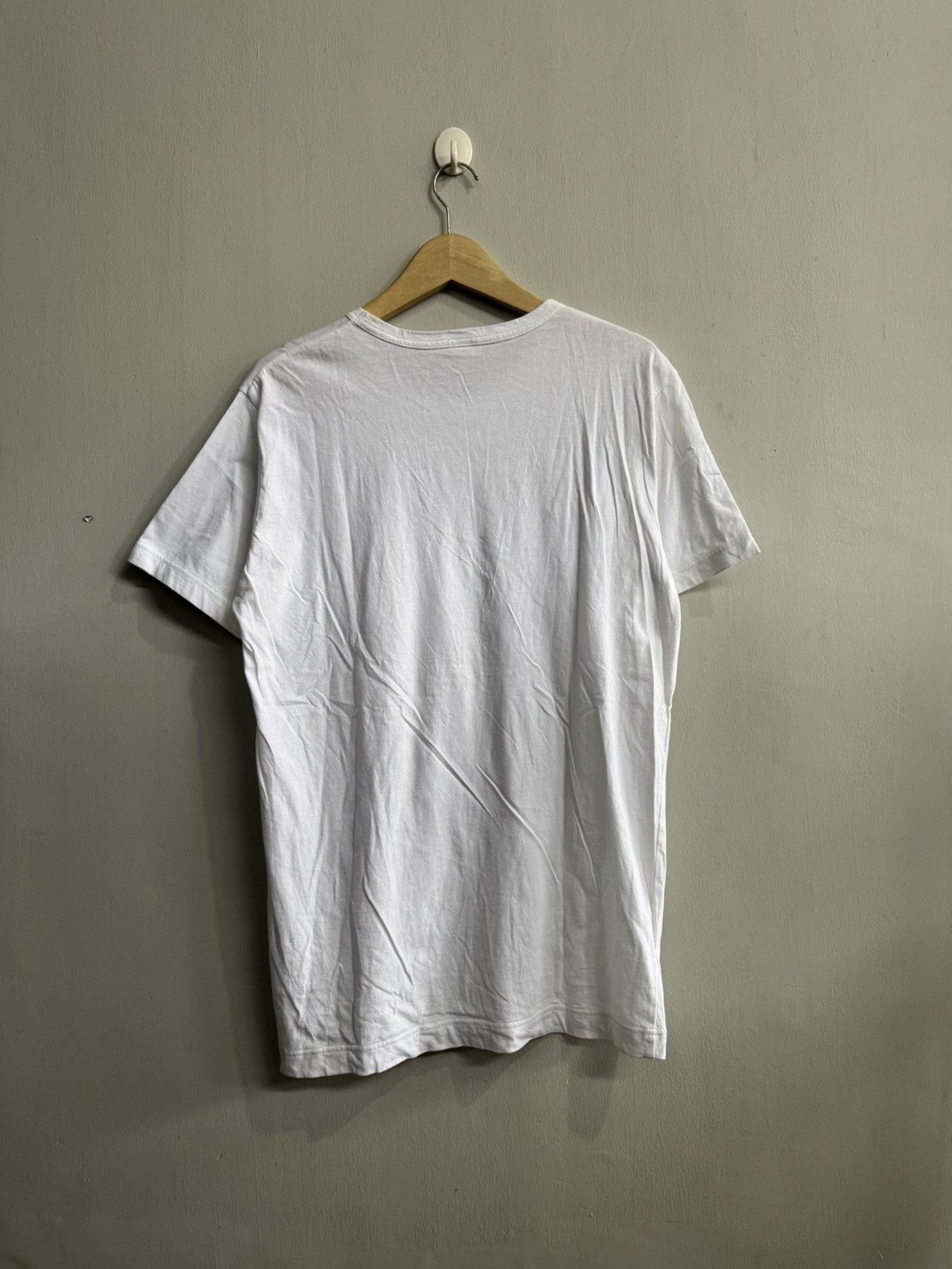 Yohji Yamamoto YOHJI YAMAMOTO BARCODE MOTIF WHITE T SHIRT Size US M / EU 48-50 / 2 - 4 Thumbnail