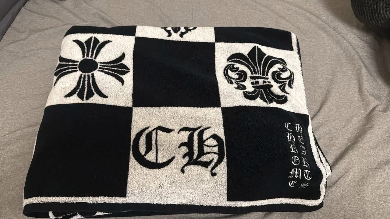 Chrome Hearts CHROME HEARTS CHECKER TOWEL RARE Size ONE SIZE - 1 Thumbnail