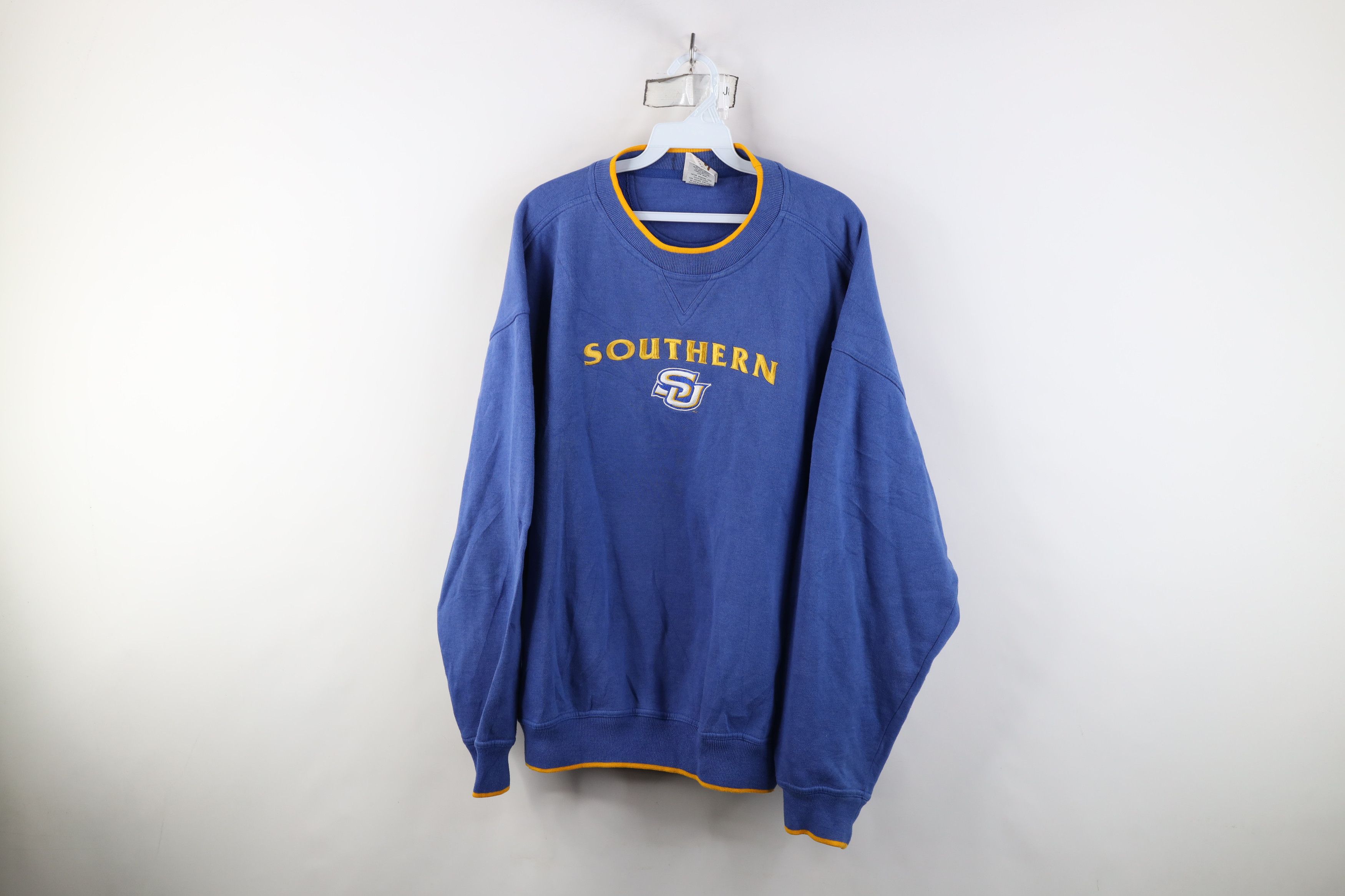 Vintage Vintage 90s Southern University and A&M Crewneck Sweatshirt Size US XL / EU 56 / 4 - 1 Thumbnail