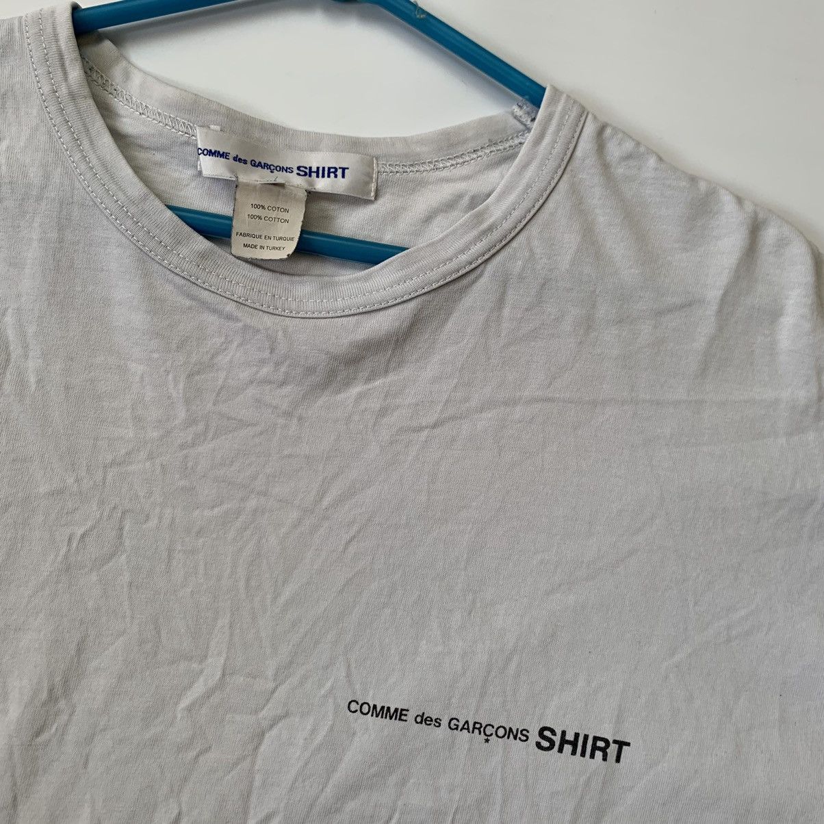 Comme des Garcons COMME DES GARCONS T Shirt Tee Basic White Size US S / EU 44-46 / 1 - 4 Thumbnail