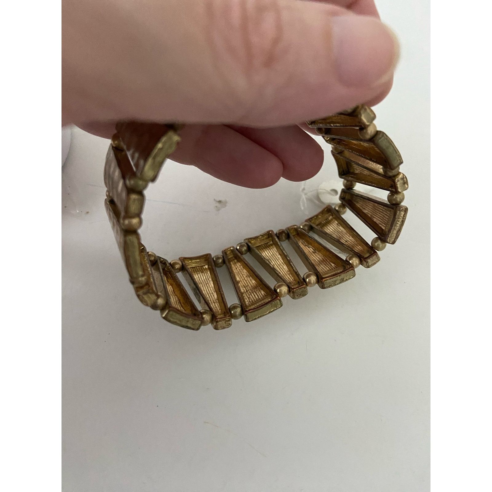 Other Gold tone triangle cuff bracelet Size ONE SIZE - 6 Thumbnail