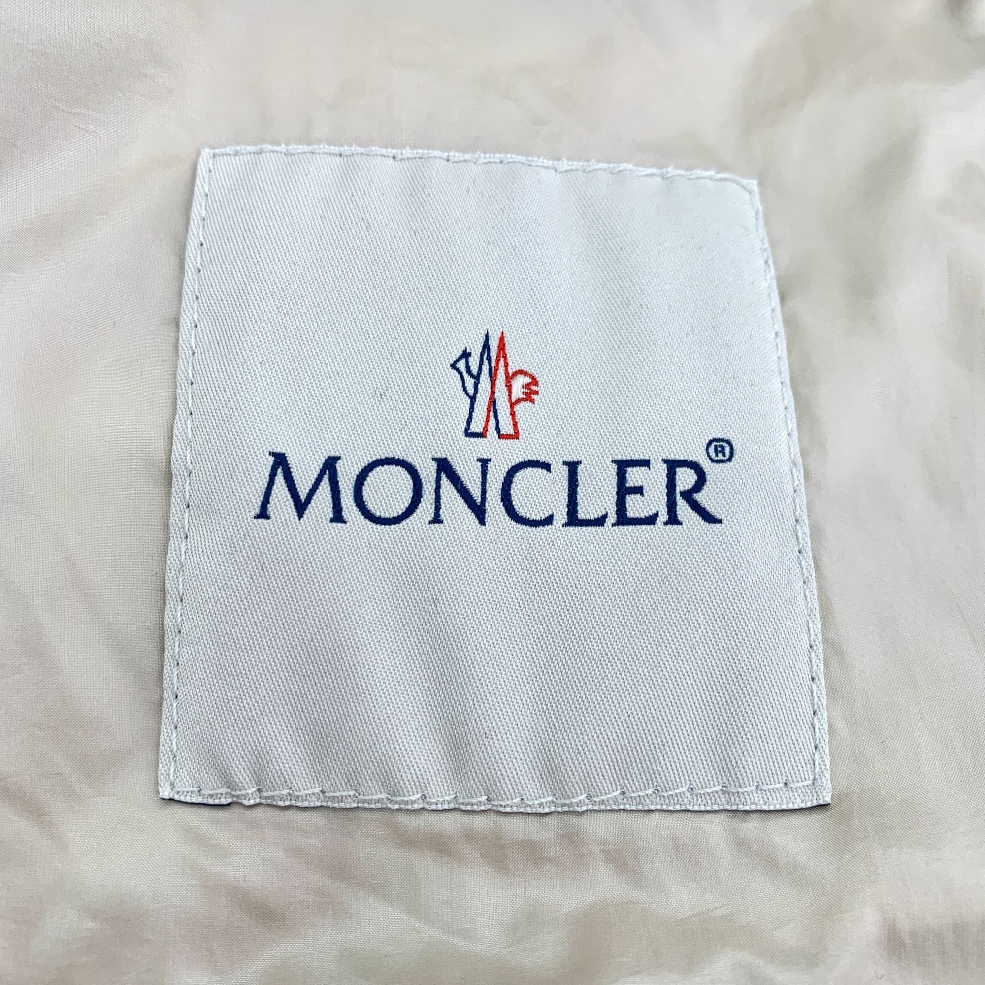 Moncler Moncler Beige Puffer Jacket With Ruffle Hem Lightweight Size S / US 4 / IT 40 - 6 Thumbnail