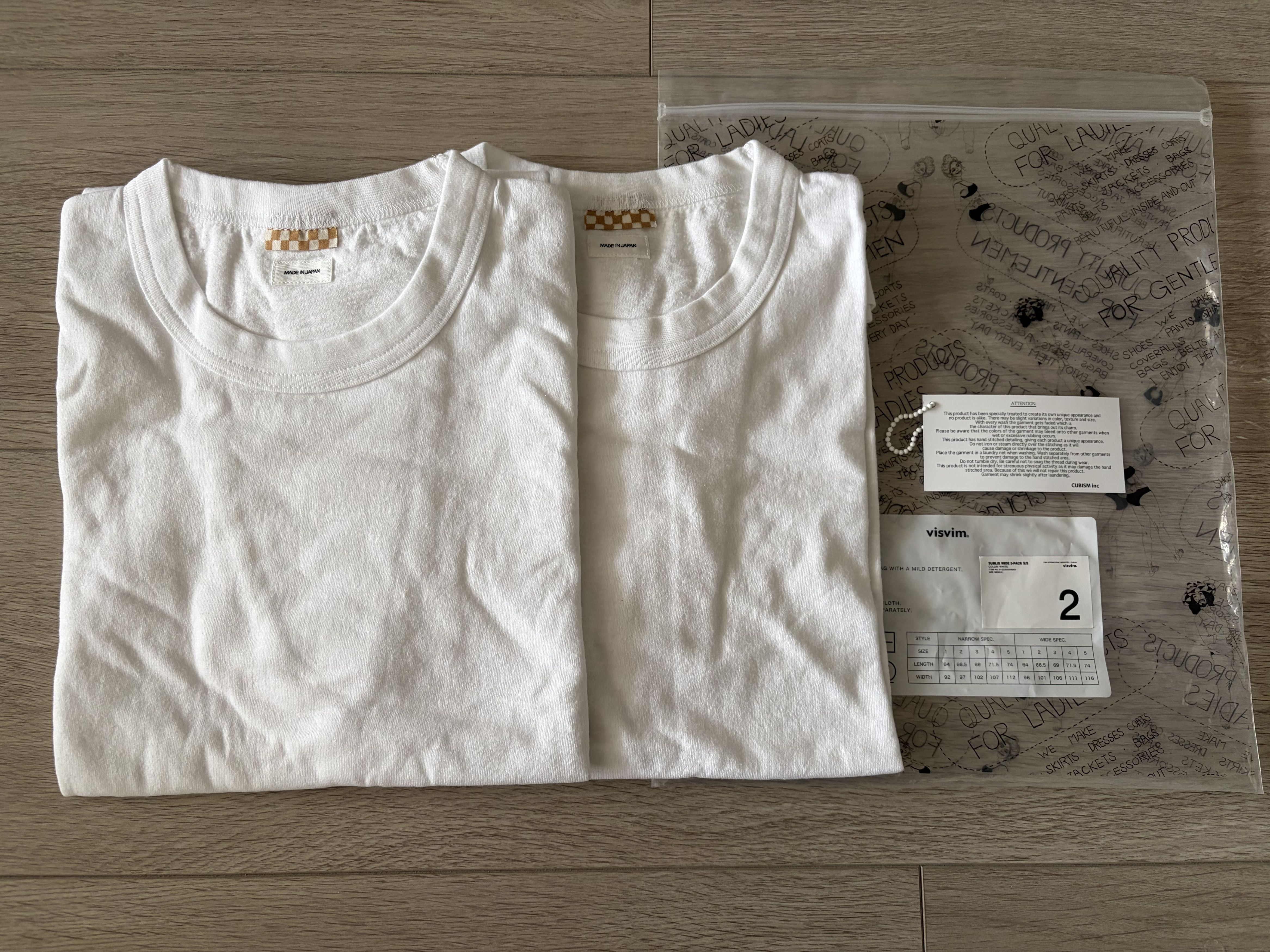 Visvim Visvim 23 Sublig Wide 3-Pack S/S Size US M / EU 48-50 / 2 - 1 Thumbnail