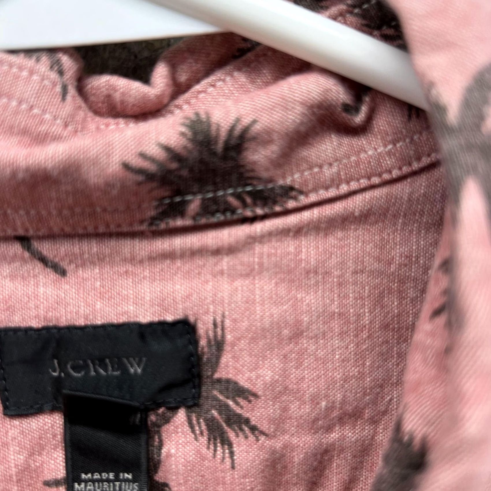J.Crew J.CREW Shirt Men S Pink Floral Short Sleeve Button-Down All Seasons Casual Size US S / EU 44-46 / 1 - 6 Thumbnail