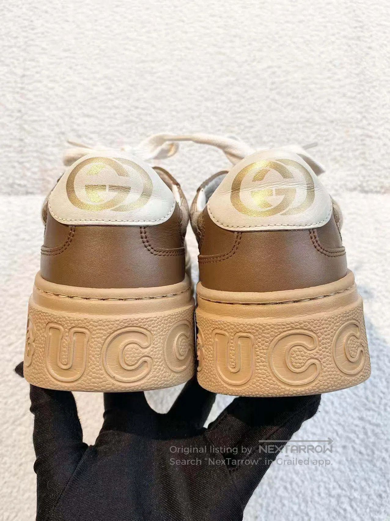 Gucci Guicci Old flower biscuit shoes| Size US 5 / IT 35 - 5 Thumbnail