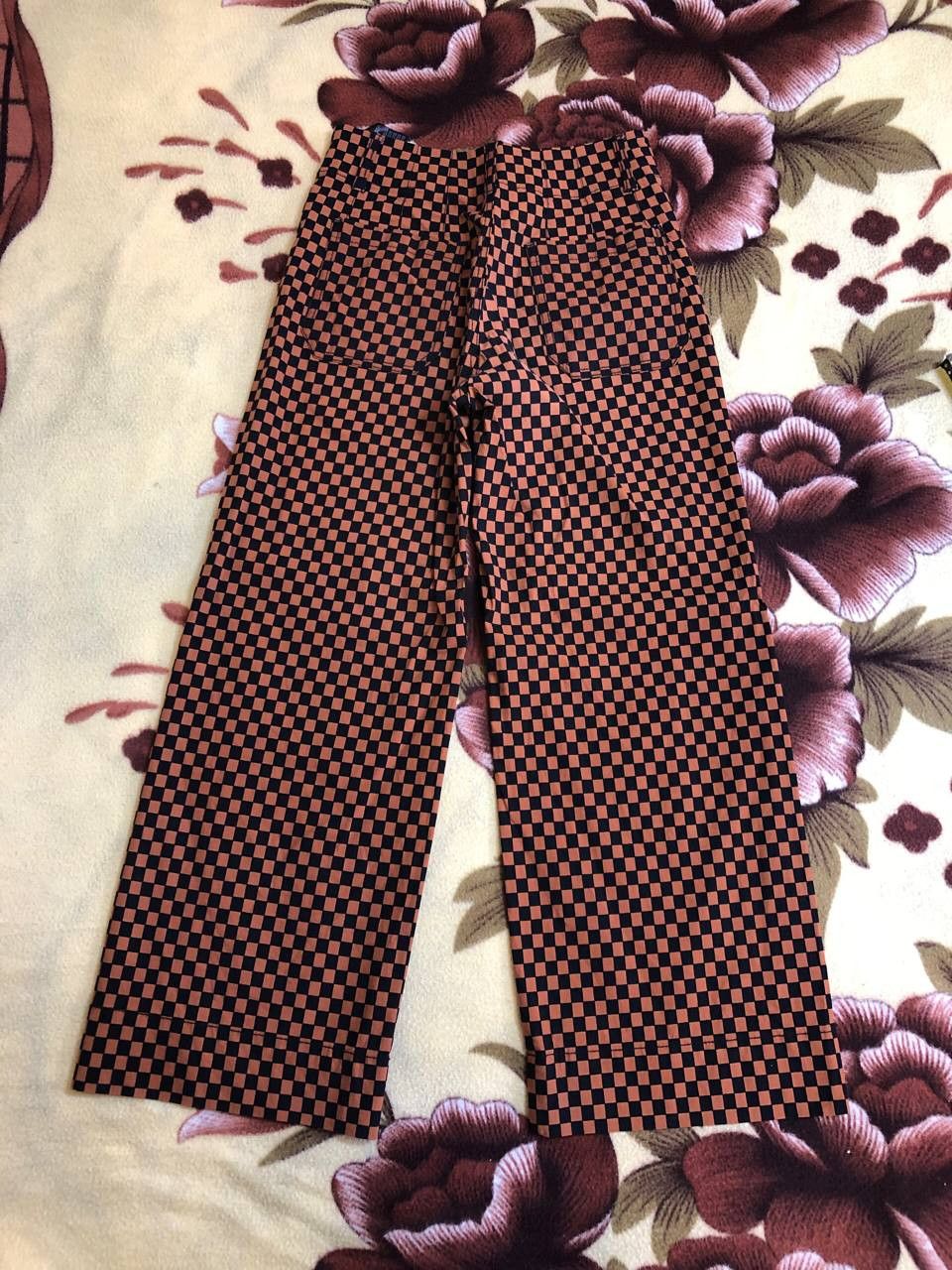 Anthropologie Maeve by Anthropologie The Colette Checkered Pants Size 26" / US 2 / IT 38 - 1 Thumbnail