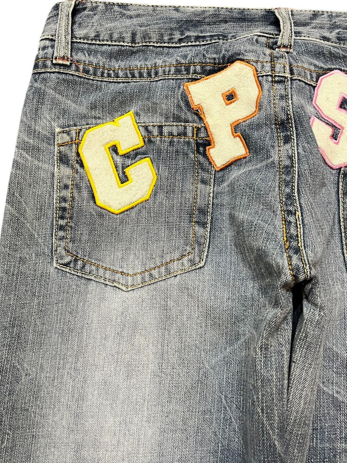 Japanese Brand Vintage Japanese Brand Embroidery Honeycomb Denim Size US 33 - 7 Thumbnail