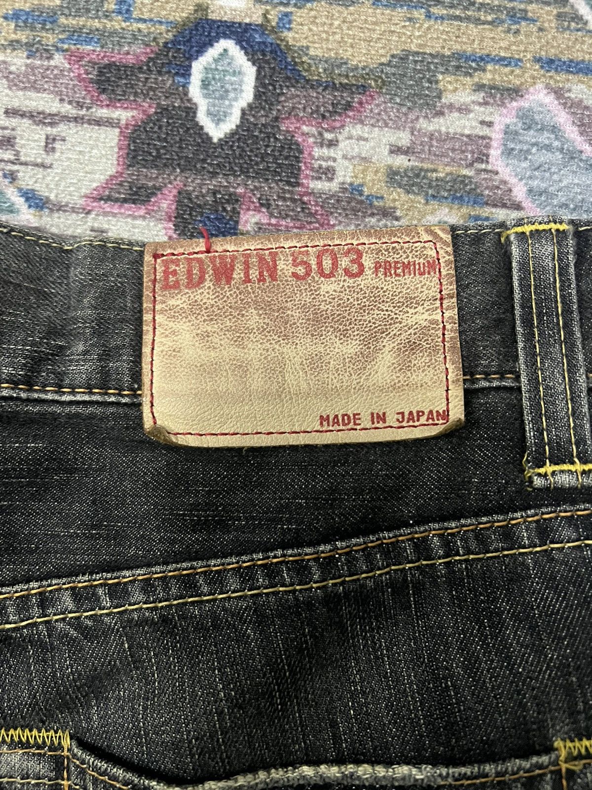 Japanese Brand × Vintage EXWIN 503 MADE IN JAPAN DISTRESSED DENIM PANT Size US 33 - 6 Thumbnail