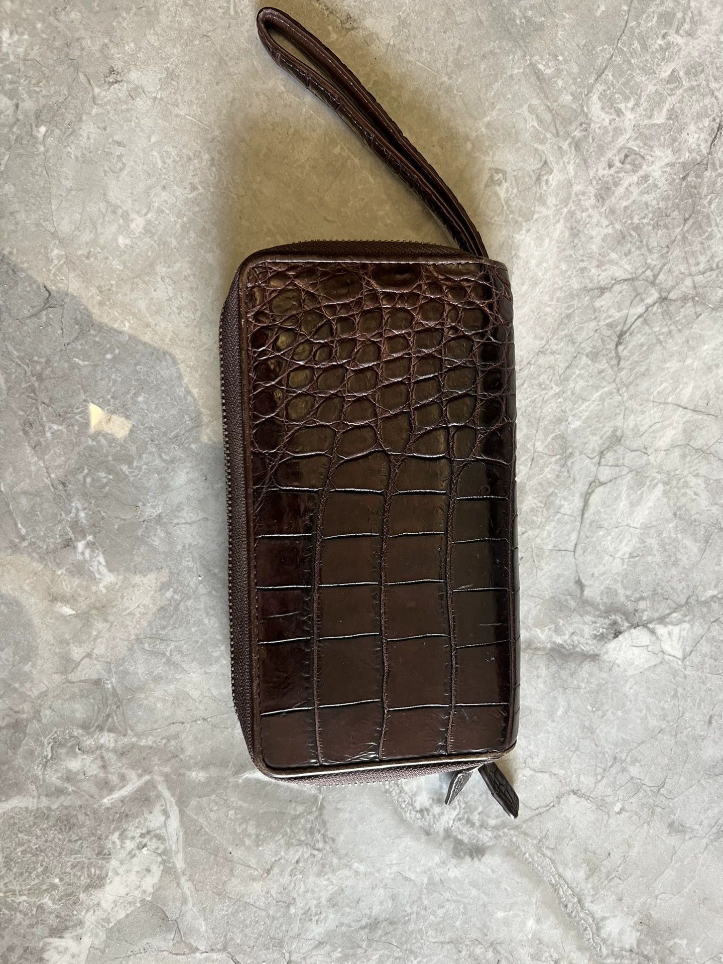 Japanese Brand Custom Crocodile Leather Clutch Size ONE SIZE - 1 Thumbnail