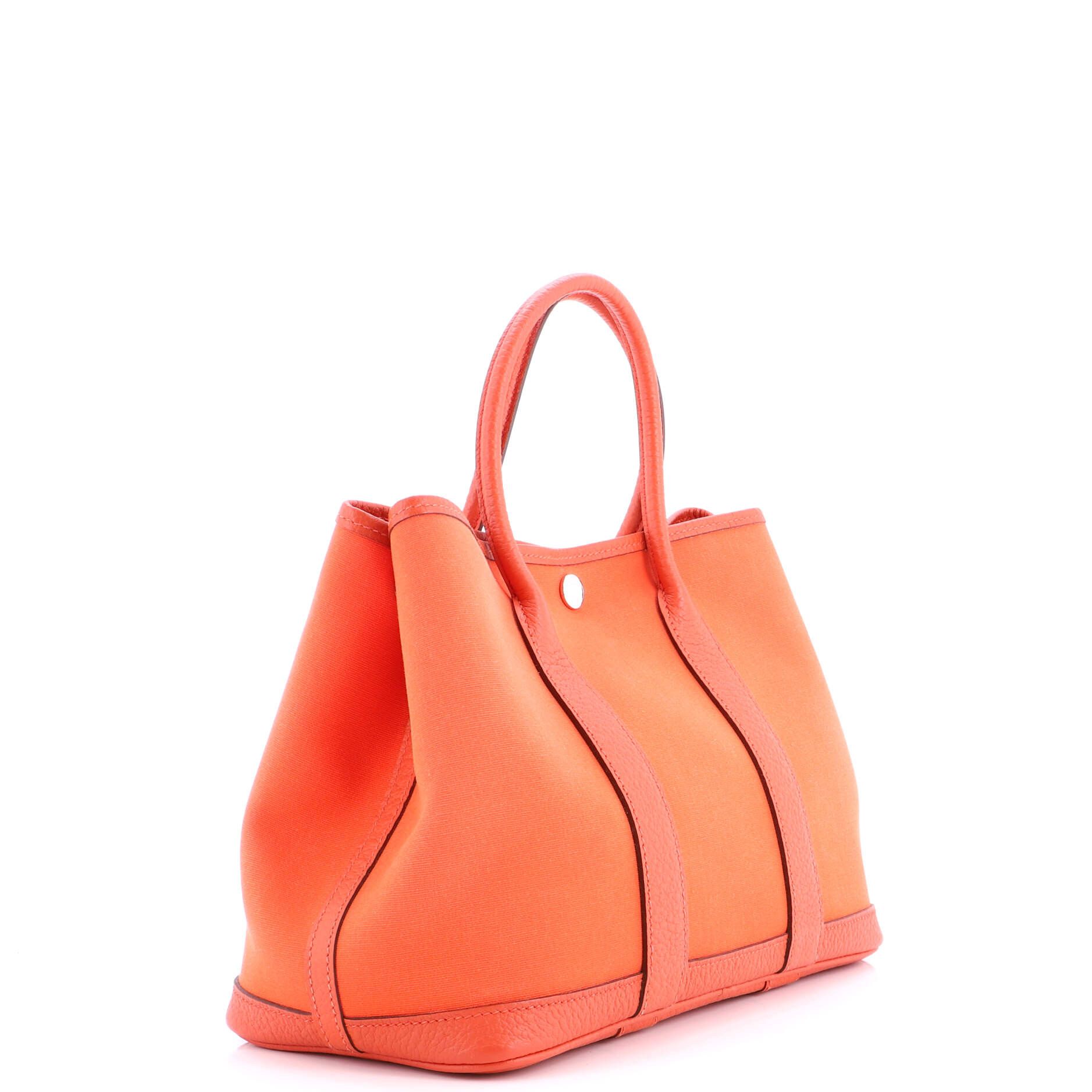 Hermes Garden Party Tote Toile and Leather 30 Size ONE SIZE - 1 Thumbnail