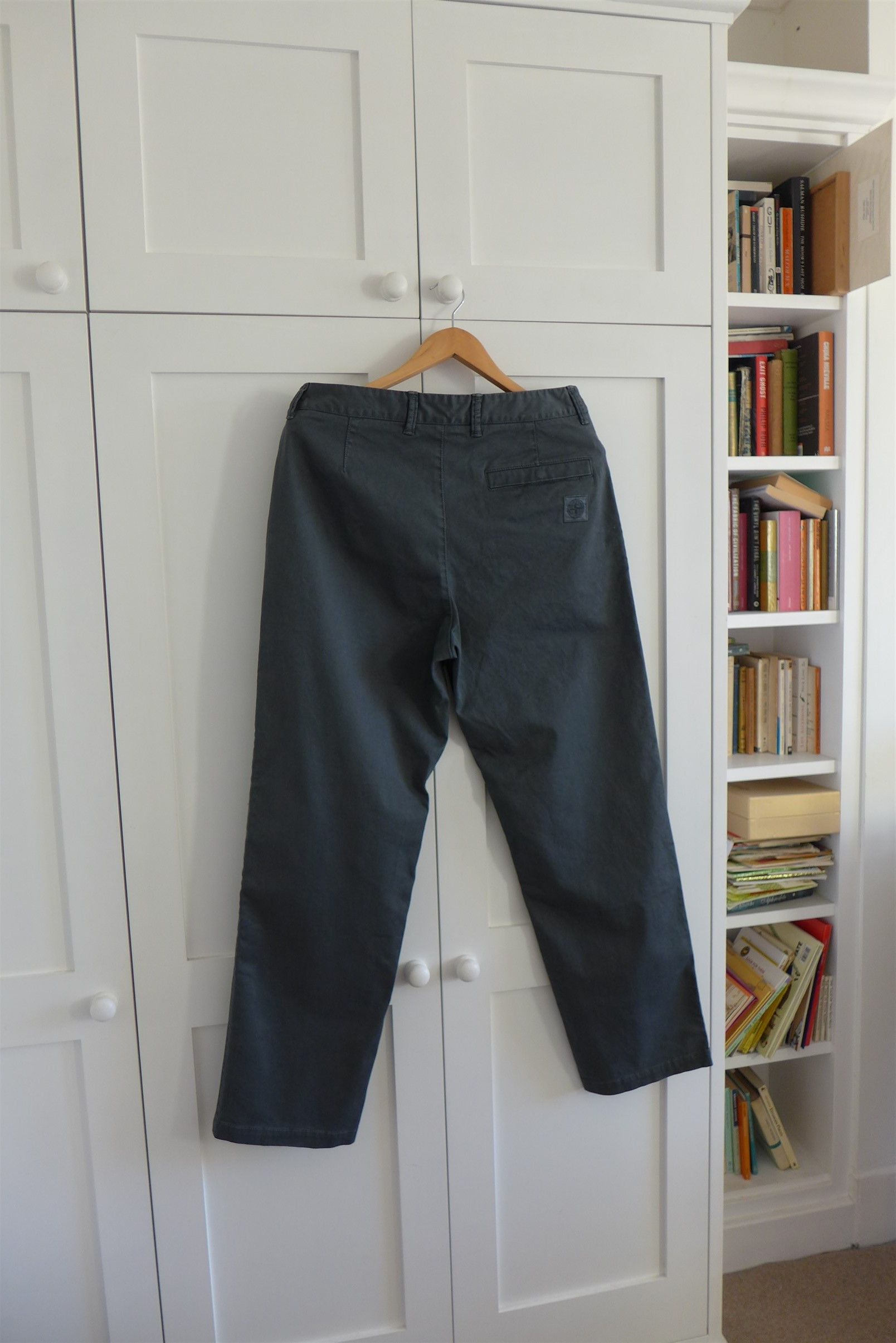 Stone Island Stone Island Trousers Pants Grey Garment Dyed Cotton Size US 31 - 2 Thumbnail