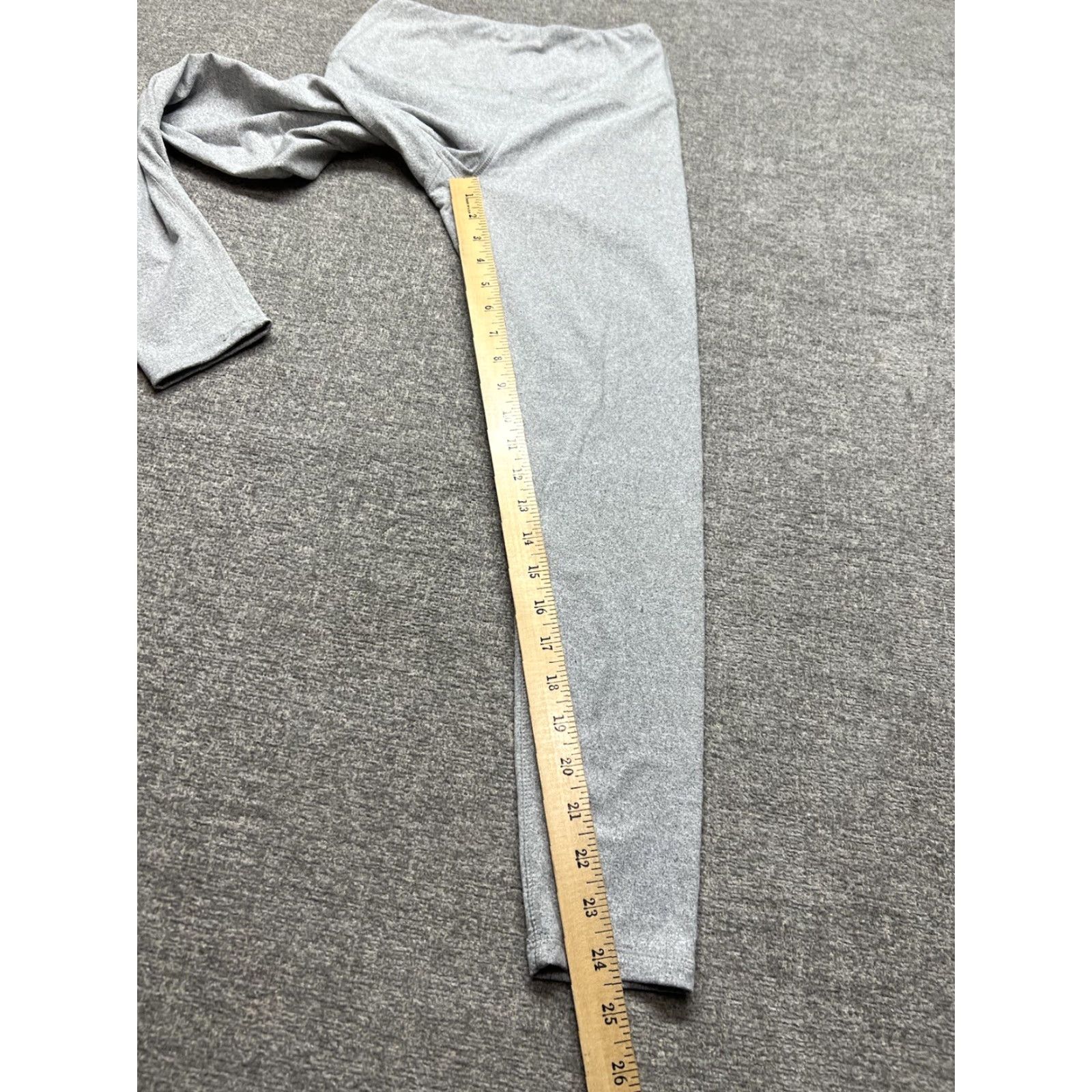 Kyodan Kyodan Leggings Running Athletic Outdoors Gray Performance Pants Womens XS Size 26" / US 2 / IT 38 - 3 Thumbnail