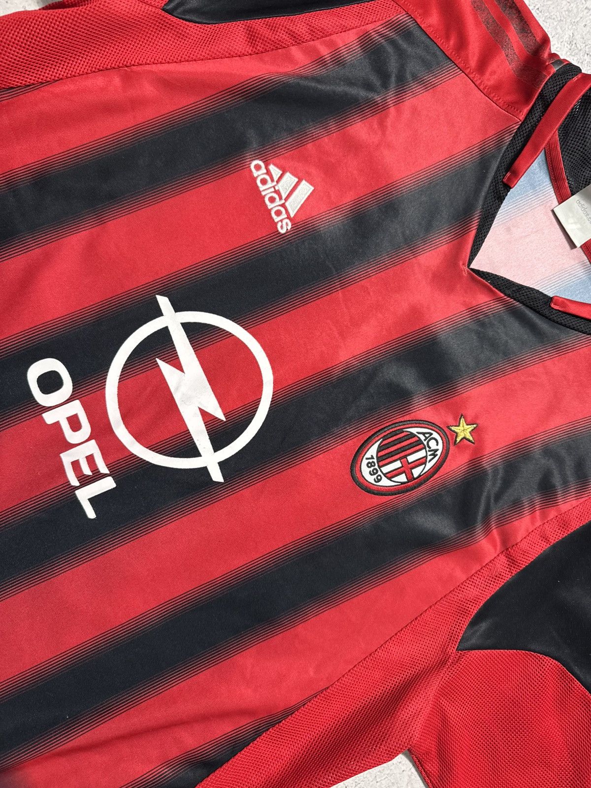 Adidas Adidas FC Milan 2004/2005 Seedorf #10 Vintage Soccer Jersey Size US L / EU 52-54 / 3 - 4 Thumbnail