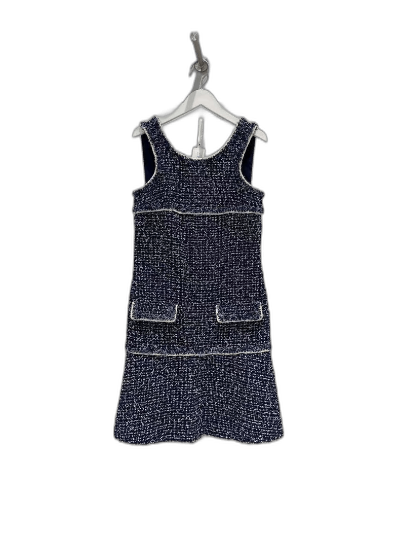 Chanel Chanel Blue Tassel Dress Size 34 -2505 Size US 34 / EU 50 - 1 Thumbnail