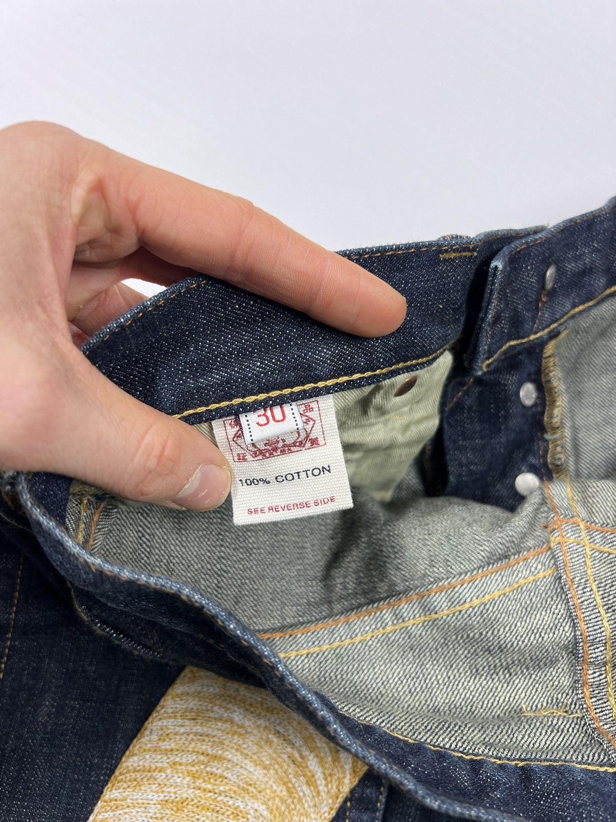 Evisu Vintage Evisu Embroidered Daicock Logo Size 30 Size US 30 / EU 46 - 9 Thumbnail