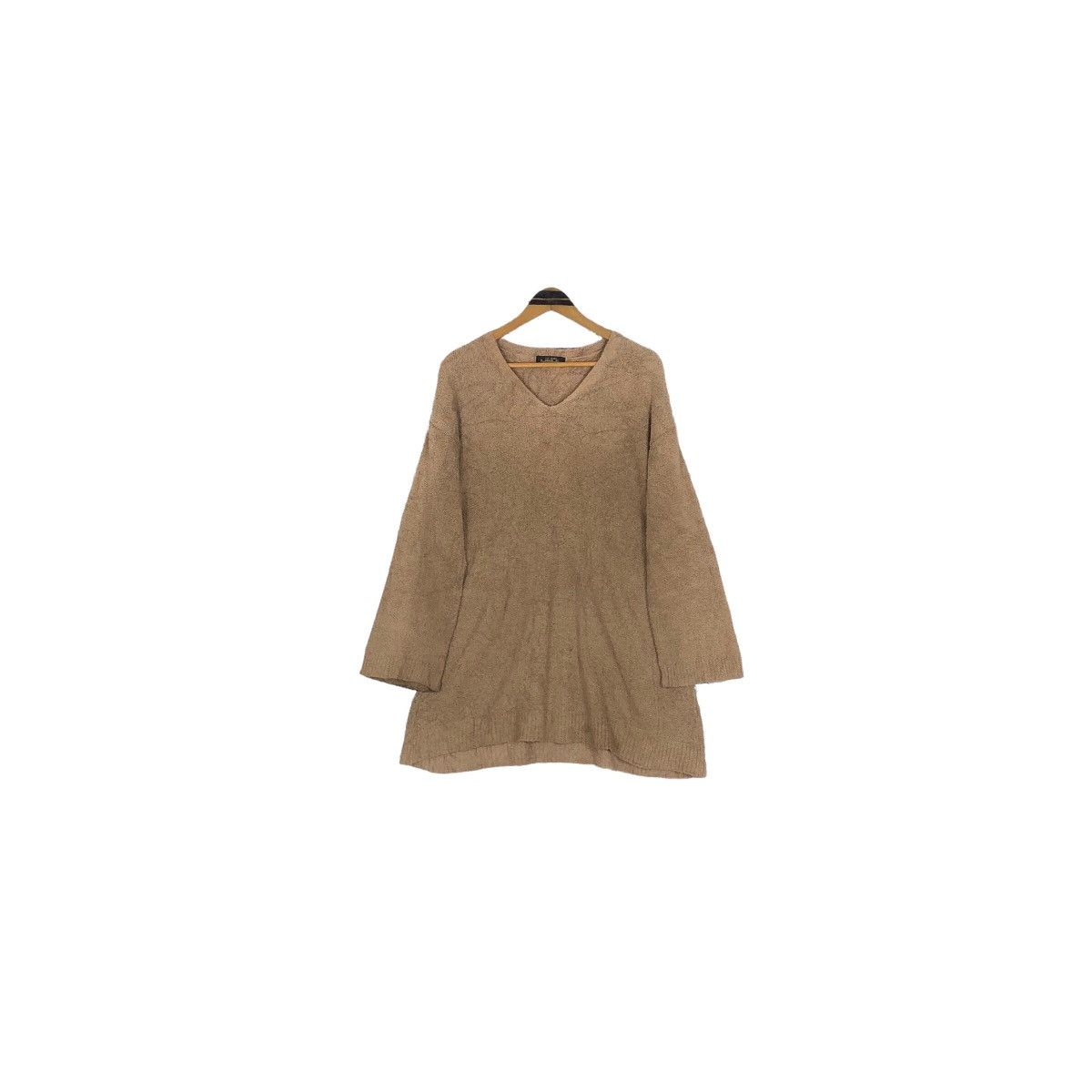 Issey Miyake Vintage Issey Miyake V-Neck Fleece Knitted Sweater Size M / US 6-8 / IT 42-44 - 2 Thumbnail