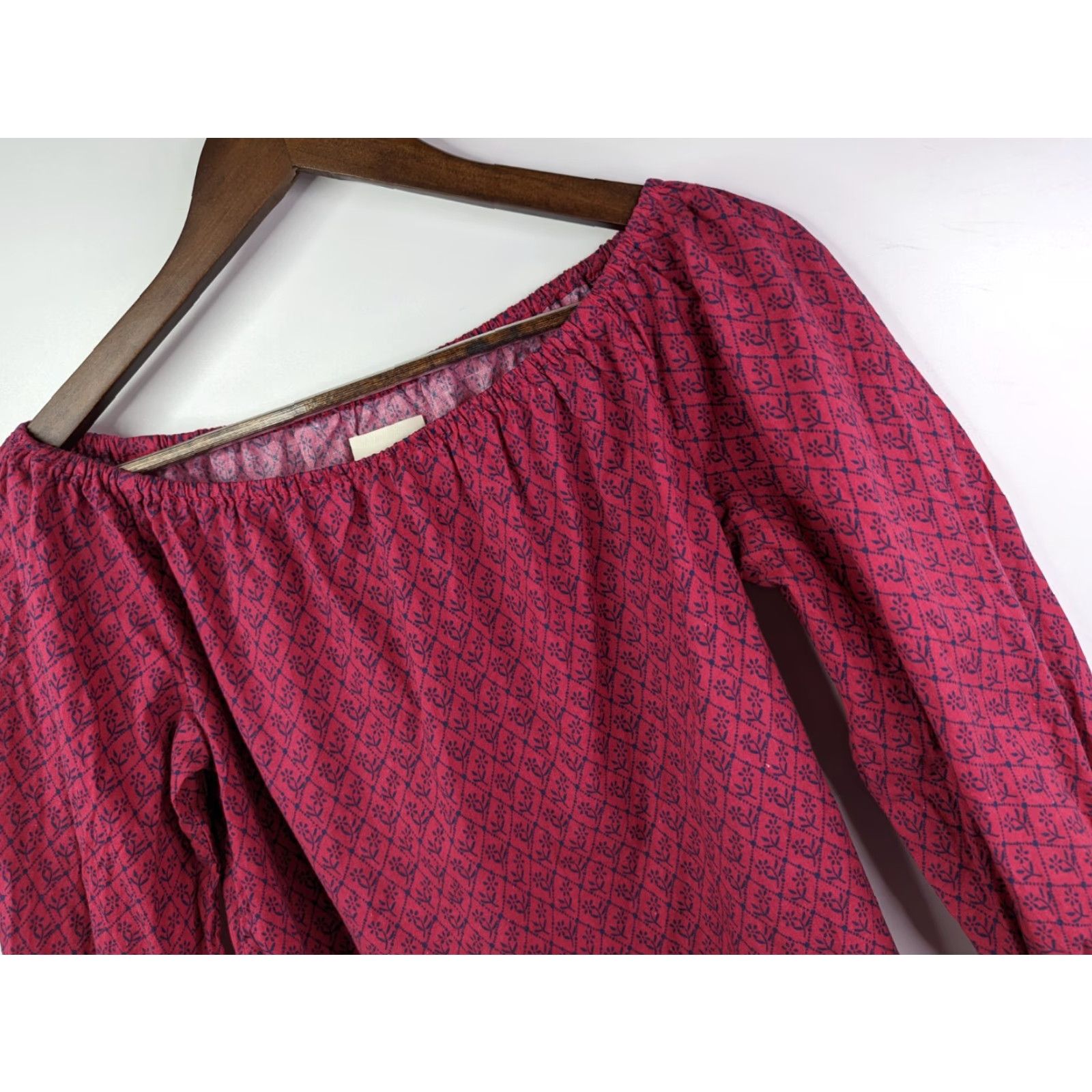 Anthropologie Anthropologie Maeve Top- Cotton Maiden Off The Shoulder Blouse USA Size Small Size S / US 4 / IT 40 - 2 Thumbnail