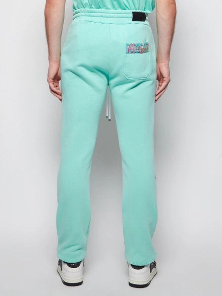 Amiri o1y0525 Logo Jogger & Sweatpant in Light Green Size US 34 / EU 50 - 4 Thumbnail