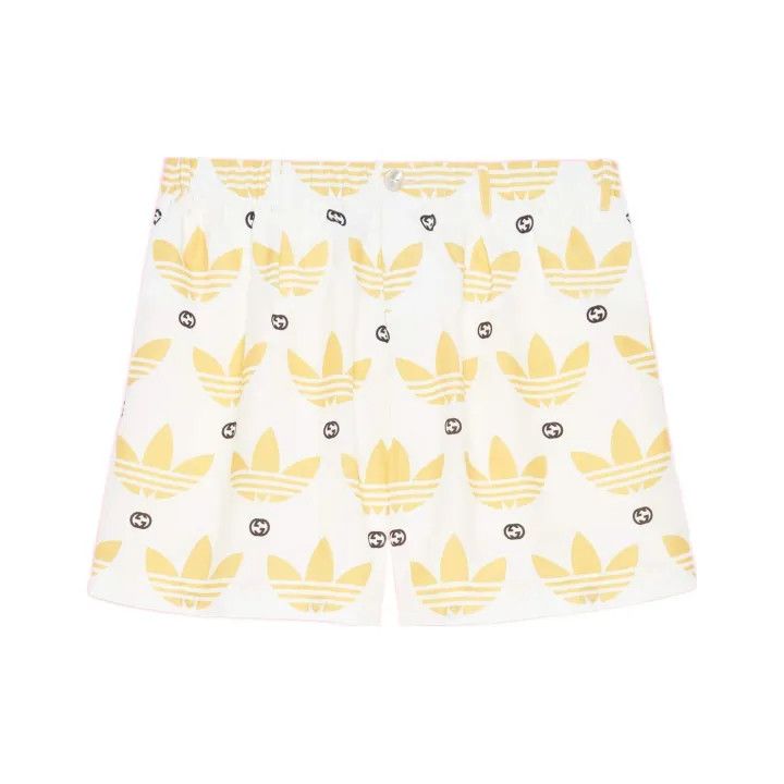 Gucci Gucci x Adidas Shorts in Ivory Color Size US 44 / EU 60 - 1 Thumbnail