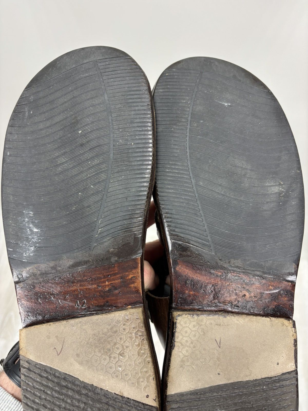Other Mens leather sandals Zeha Berlin Size 42 Color Brown Size US 9 / EU 42 - 9 Thumbnail