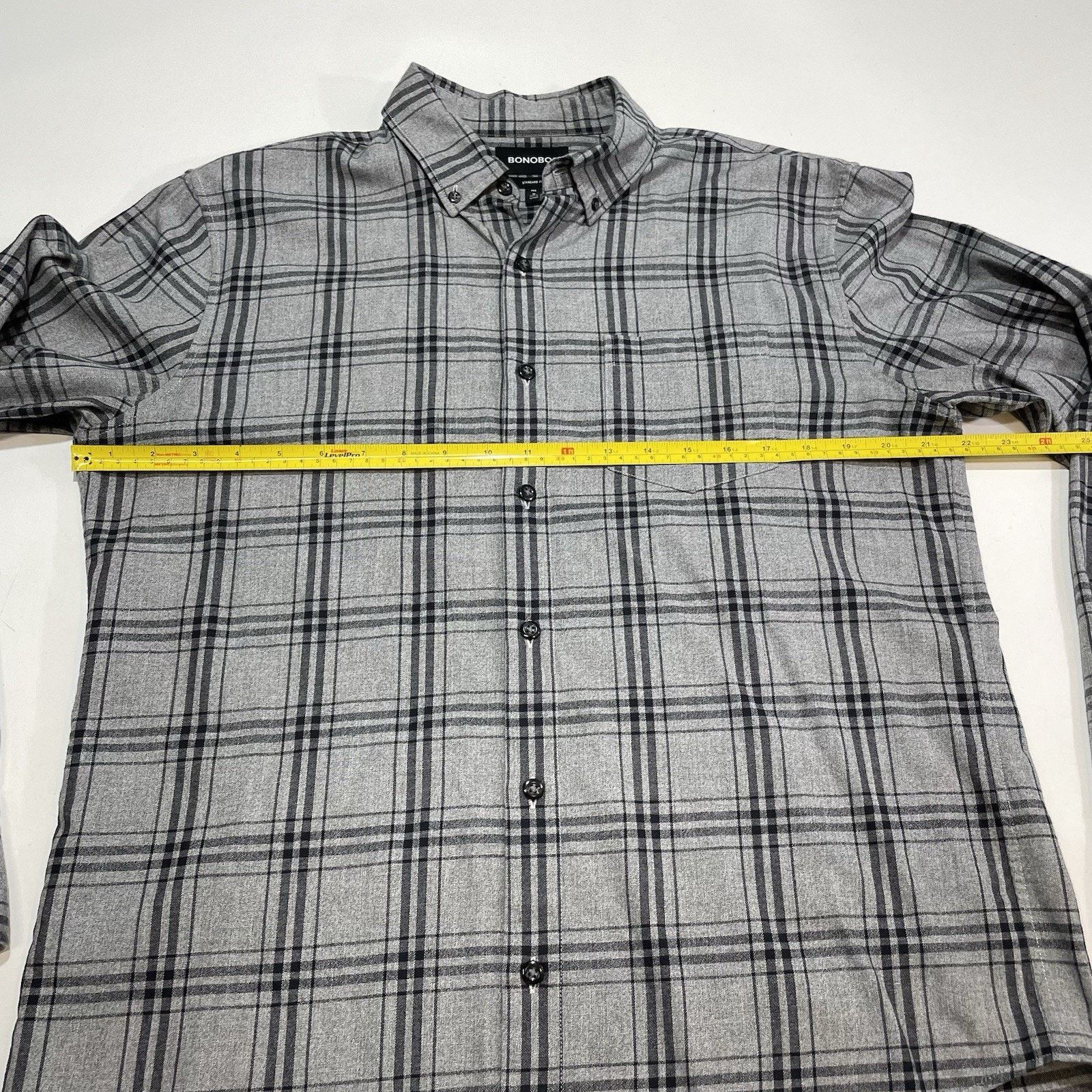 Bonobos BONOBOS Men’s Plaid Gray Black Checks Cotton Shirt Sz Medium Size US M / EU 48-50 / 2 - 5 Thumbnail
