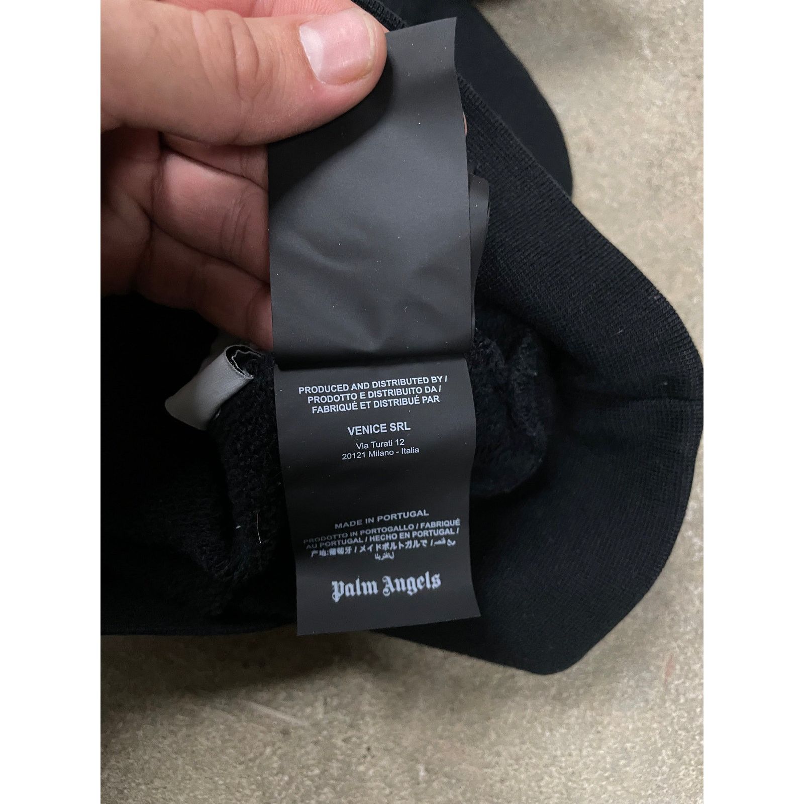Palm Angels Palm Angels Spray Hoodie Black Blue Used XXS (Fits Small) Size US S / EU 44-46 / 1 - 6 Thumbnail