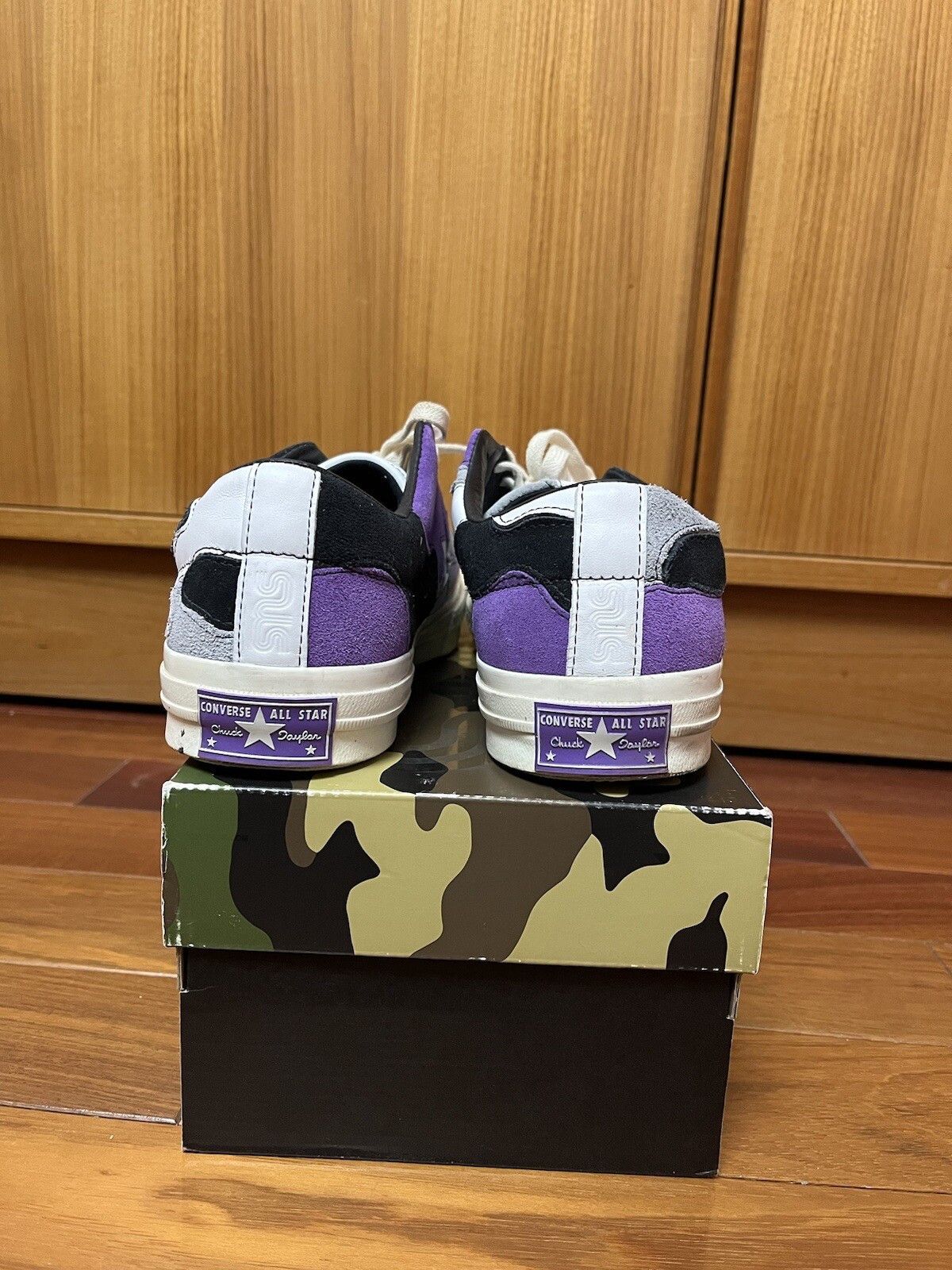 Converse Converse one star x SNS Sneakersnstuff Bape Camo Patchwork Size US 9.5 / EU 42-43 - 8 Thumbnail