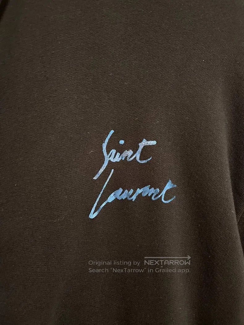 Saint Laurent Paris Saint Laurent Men's Black XL Sweatshirt. Size US XL / EU 56 / 4 - 1 Thumbnail