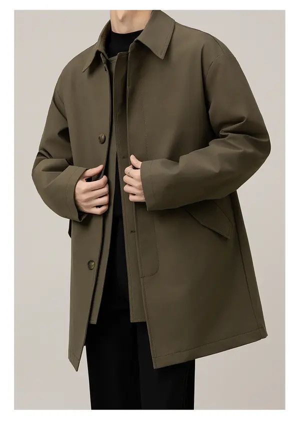 Other Yoshi x dou Classic Khaki Coat - Minimalist Style Size US L / EU 52-54 / 3 - 4 Thumbnail