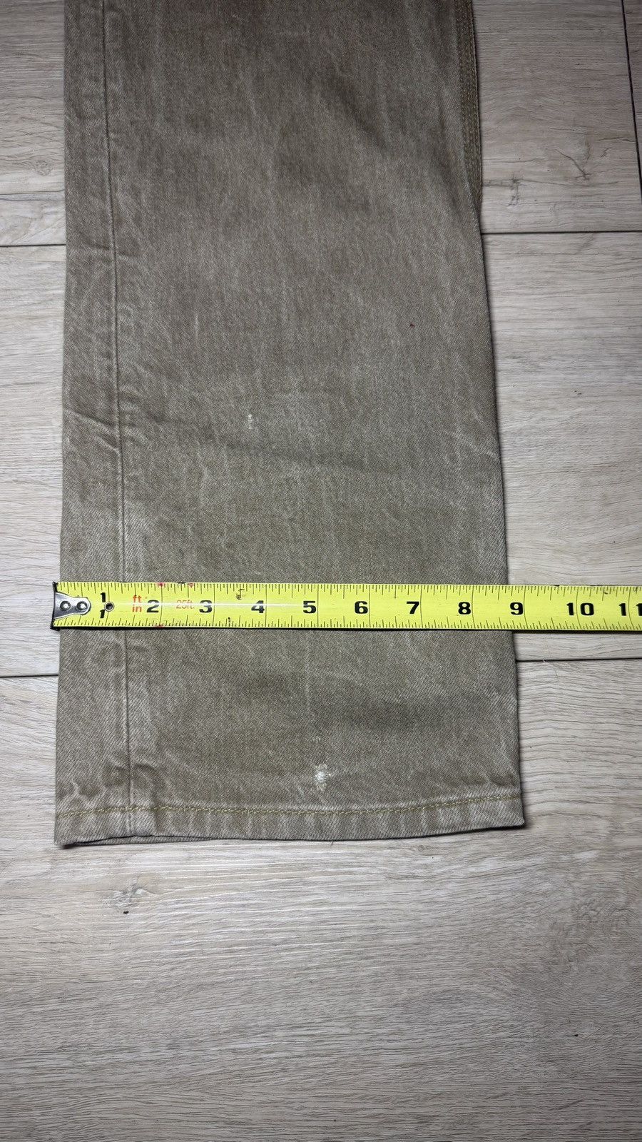 Levi's Y2K 2000s Levi’s 511 34 x 32 Faded Stone Wash Baggy Denim Size US 34 / EU 50 - 6 Thumbnail