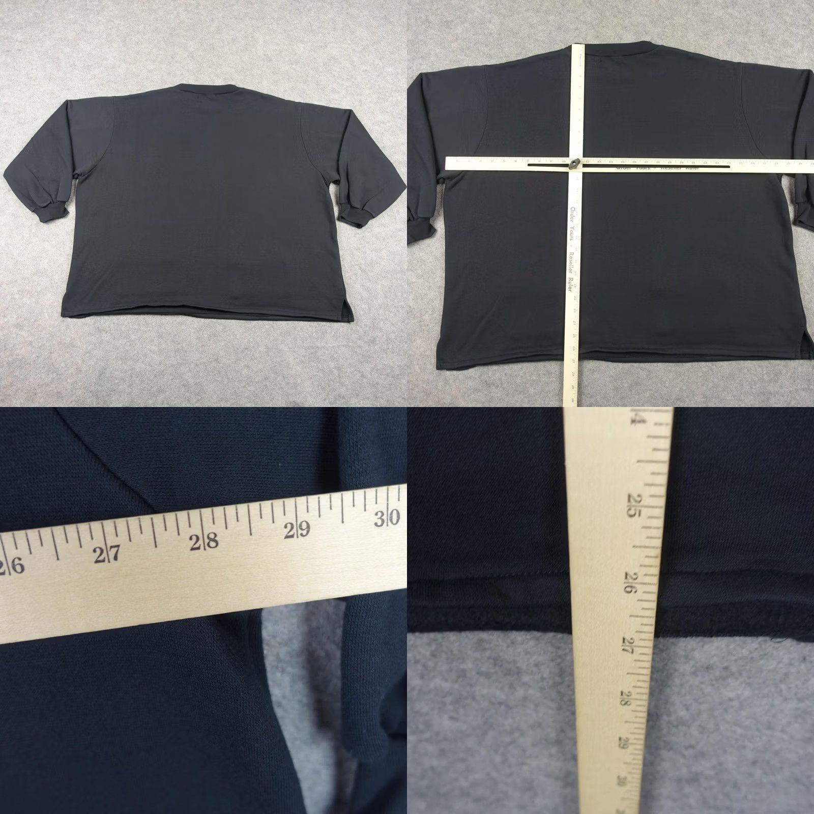 Vintage VINTAGE Shaker Sport Sweatshirt Womens 46 Black Geometric Pockets 80s Abstract Crew Neck Pullover Sweatshirt Womens Mens Girls Size L / US 10 / IT 46 - 8 Thumbnail