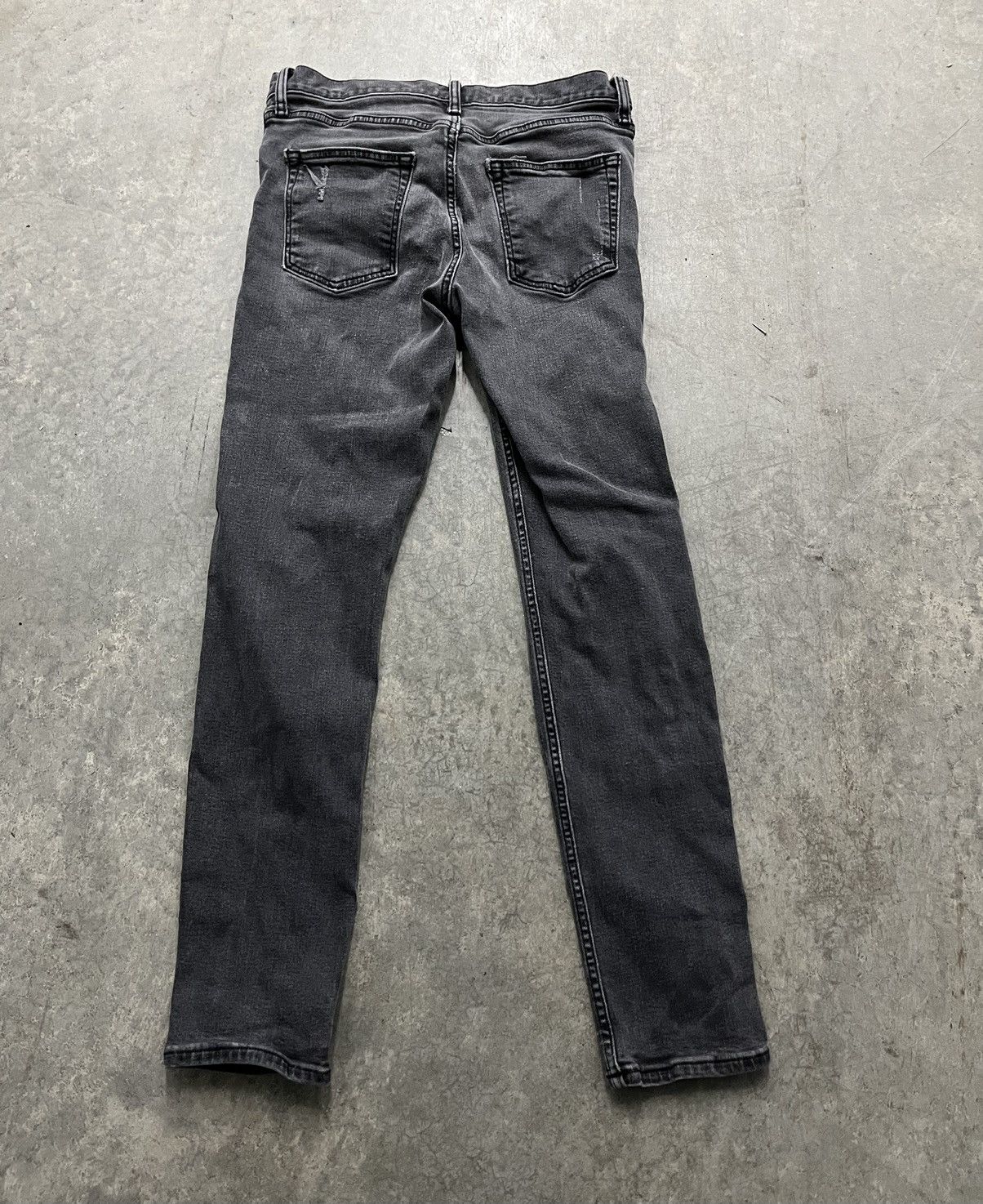 Old Navy Old Navy Black Denim Skinny Stretch Jeans Size US 28 / EU 44 - 2 Thumbnail